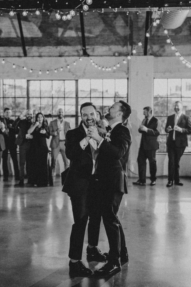 Featured photo from Rob & Brandon’s Joyful Celebration at Hickory Street Annex