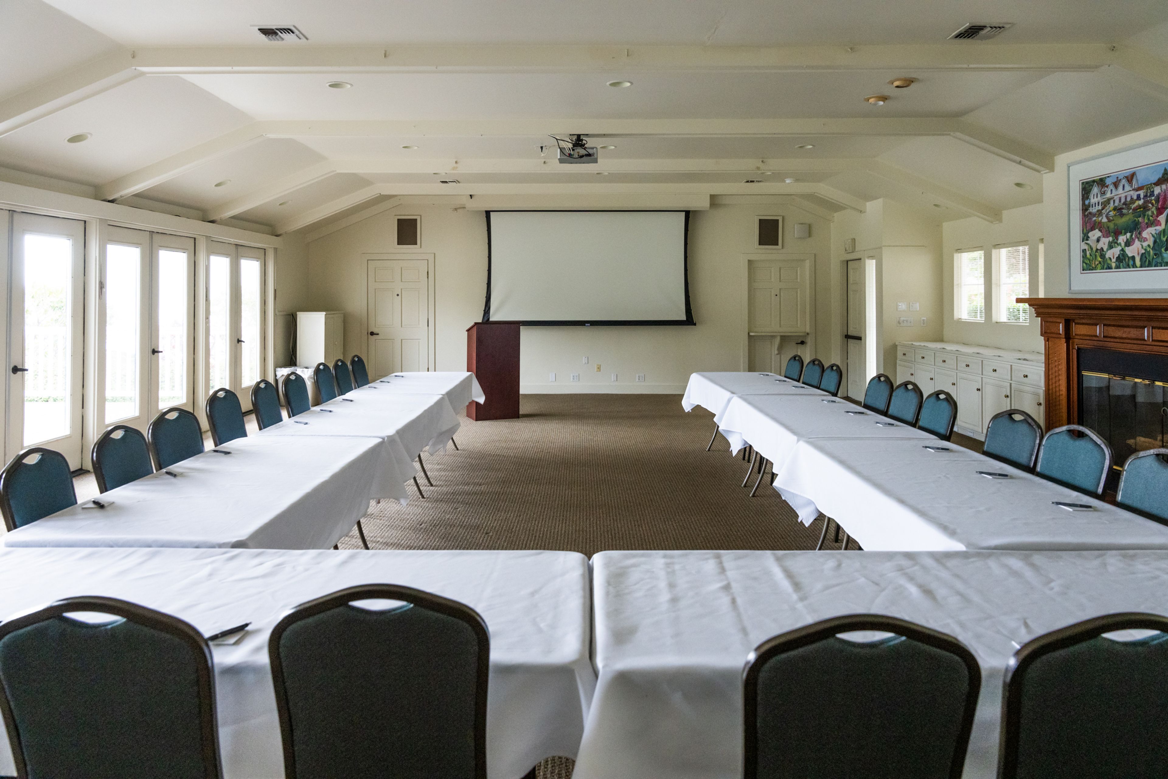 Abalone Hall, an event space at Little River Inn