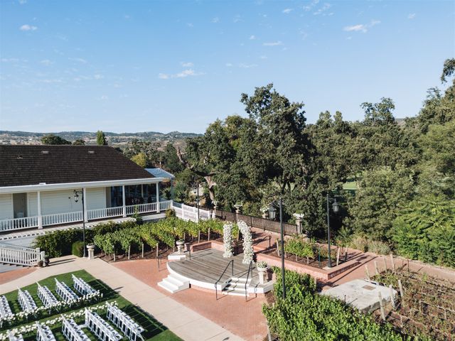 Featured photo from This Elegant Wine Country Wedding Blends Black-and-White Sophistication with Scenic Views