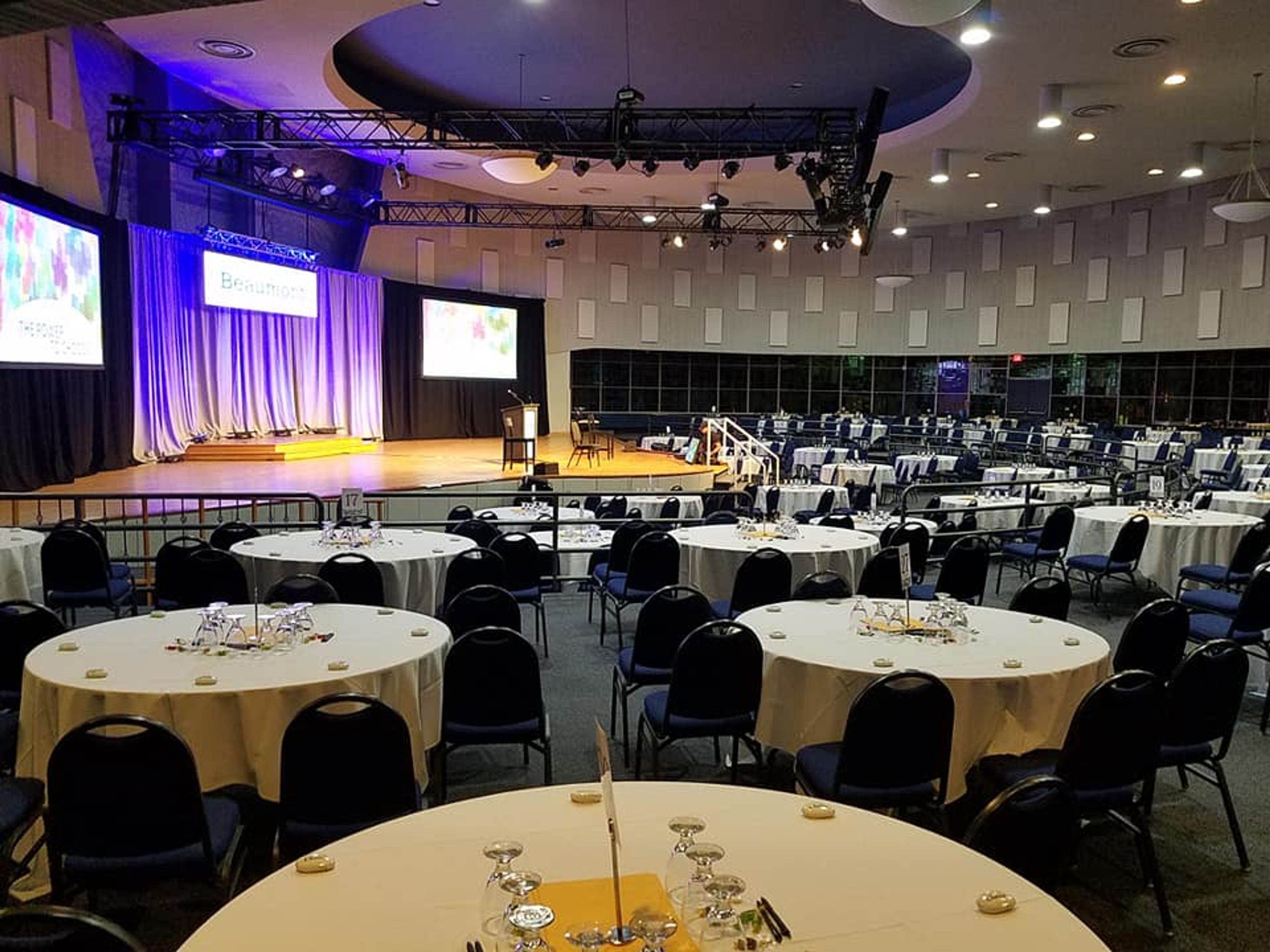 Mystic Ballroom, an event space at Shriners Silver Garden Events Center