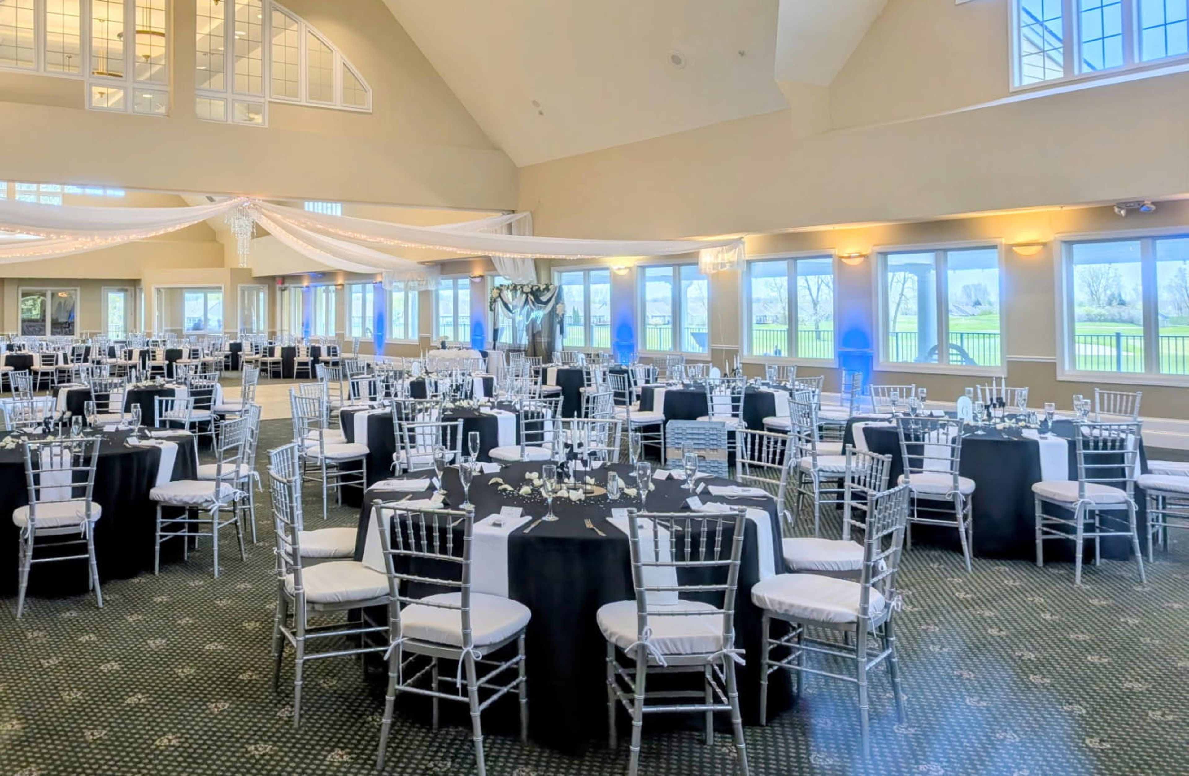 Grand Ballroom, an event space at Boulder Pointe Golf Club and Banquet Center