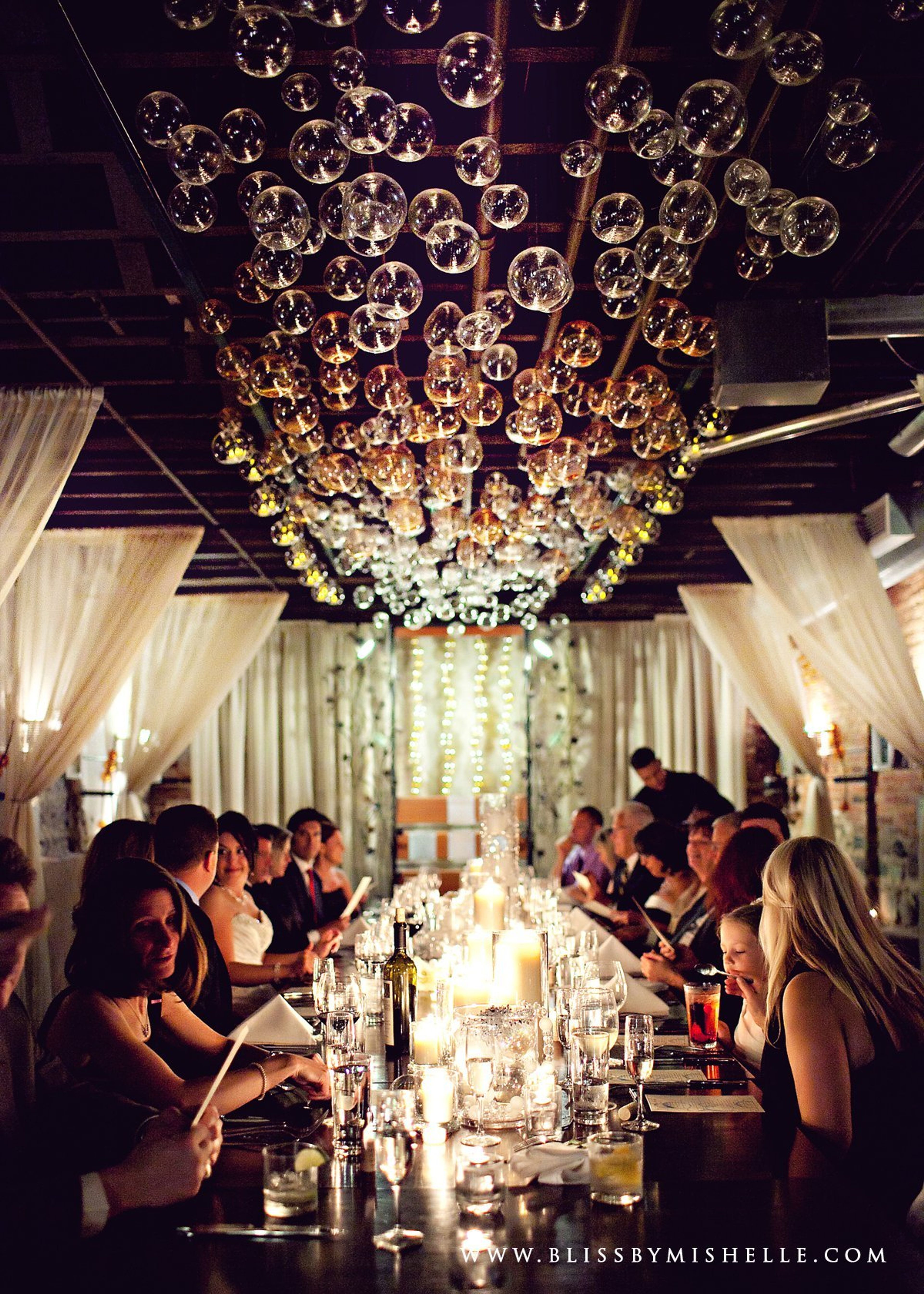 The Bubble Room, an event space at Vinology Wine Bar and Restaurant