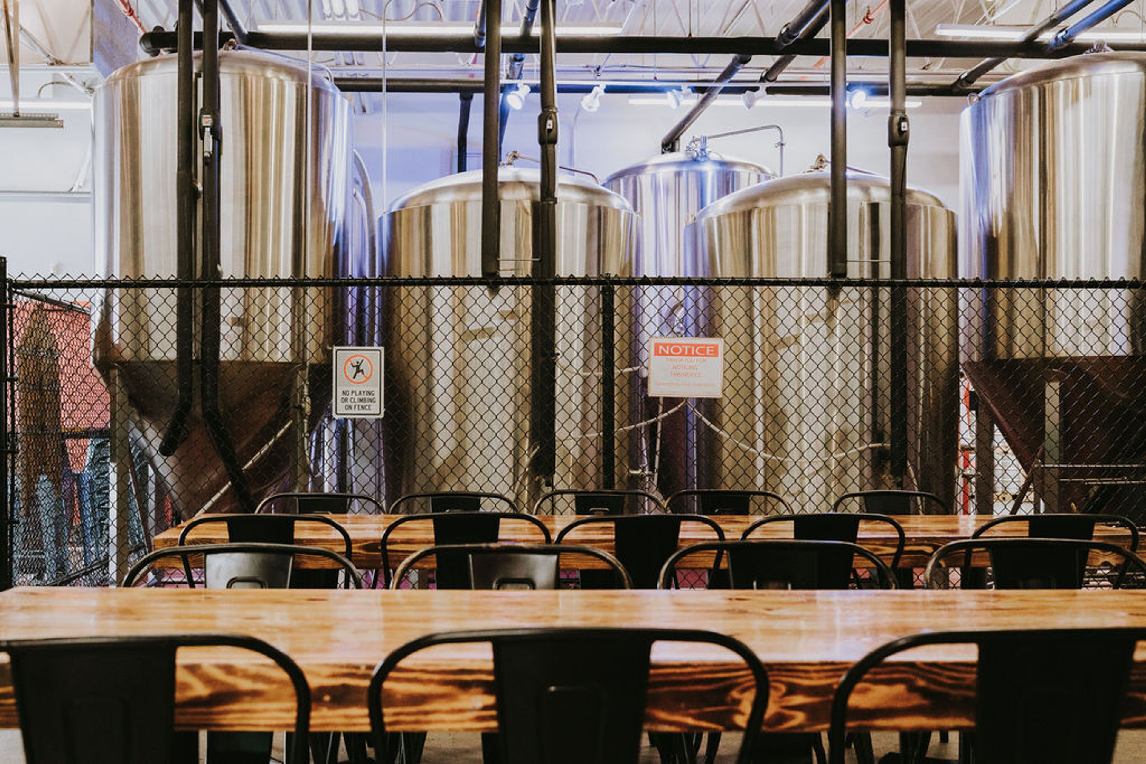 Brewer's Lounge, an event space at Wooden Hill Brewing Company