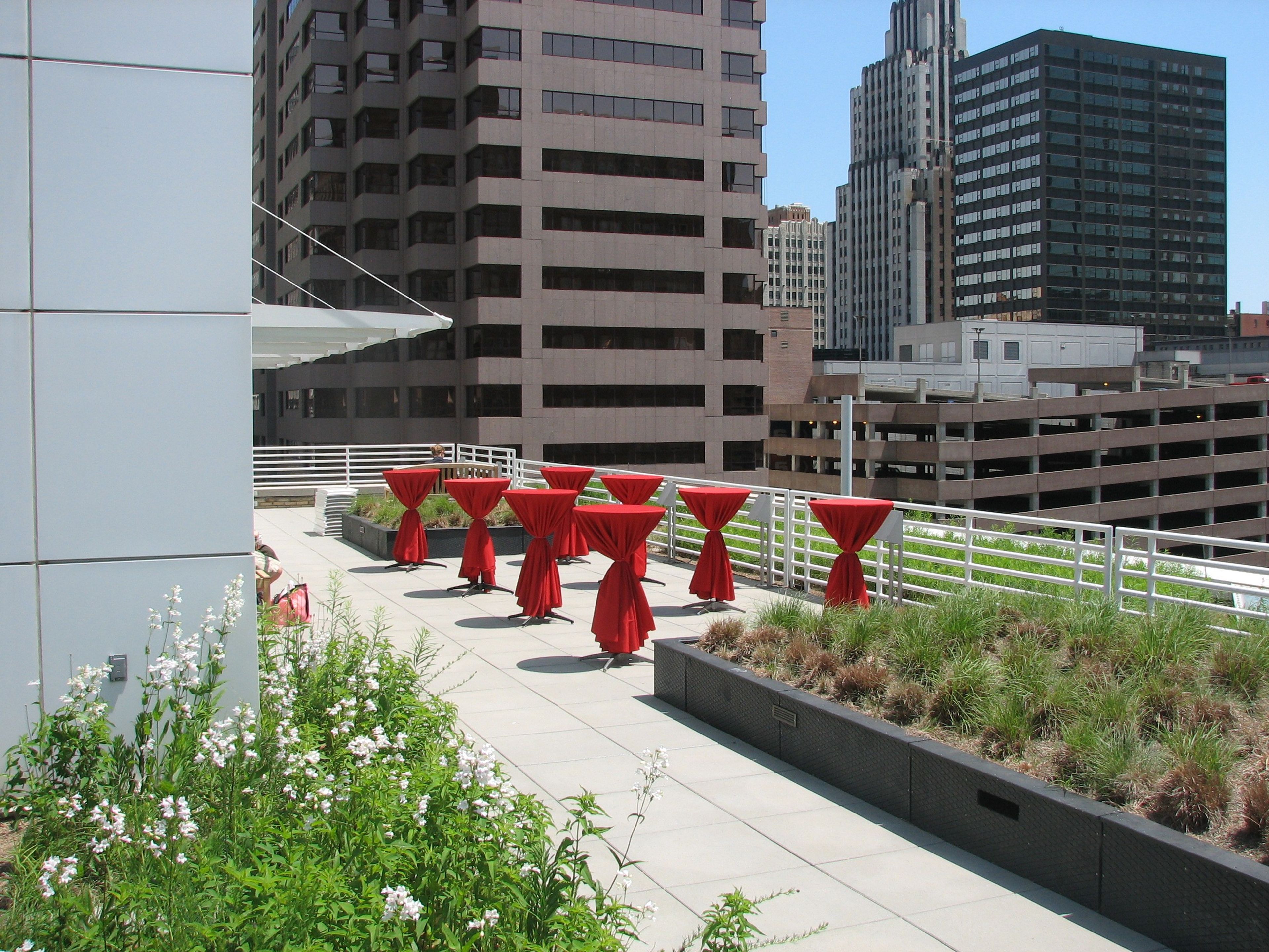 Rooftop Terrace, an event space at The Kansas City Public Library