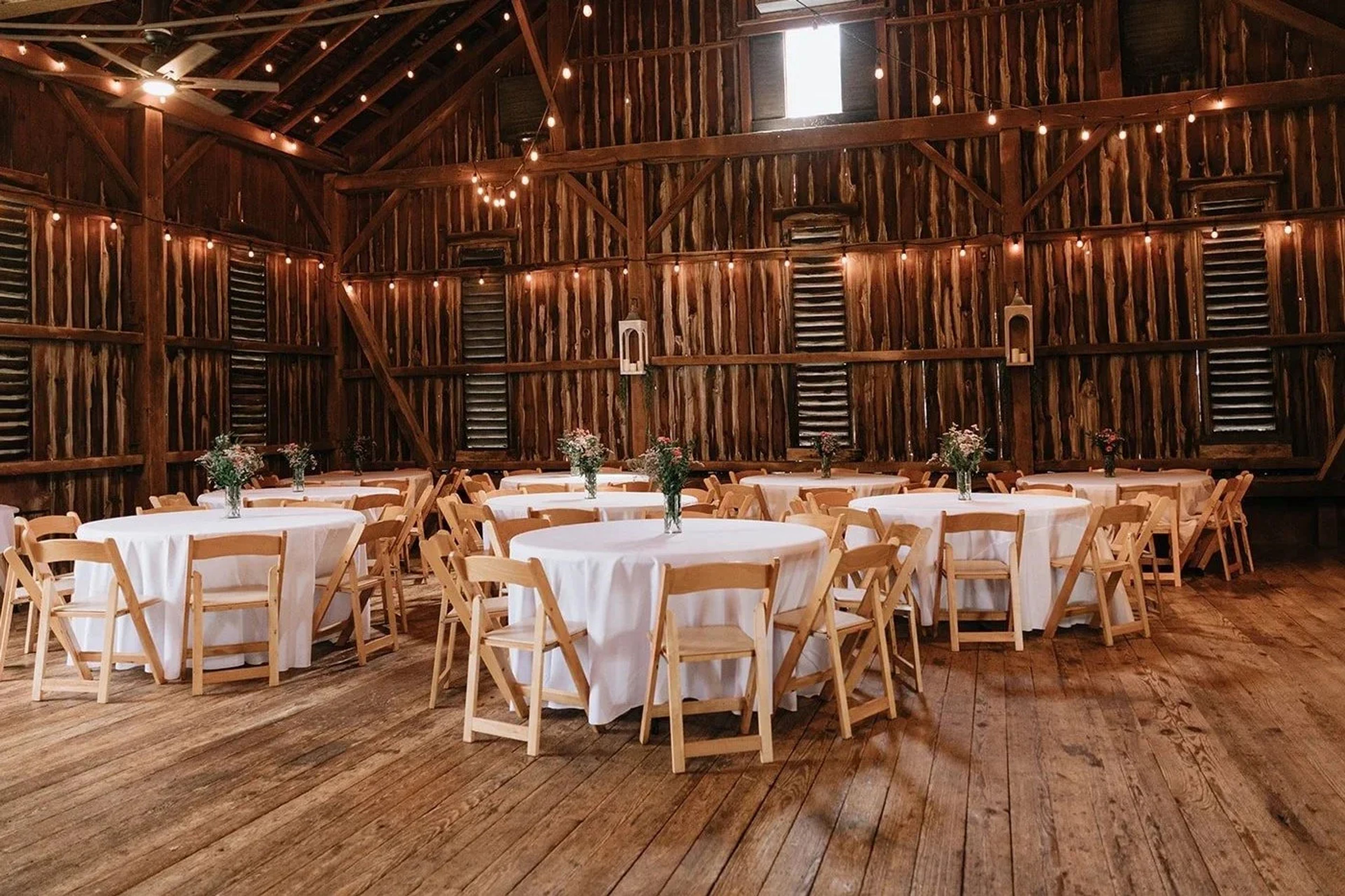 The Reception Barn, an event space at Ohio Barn Bed & Breakfast