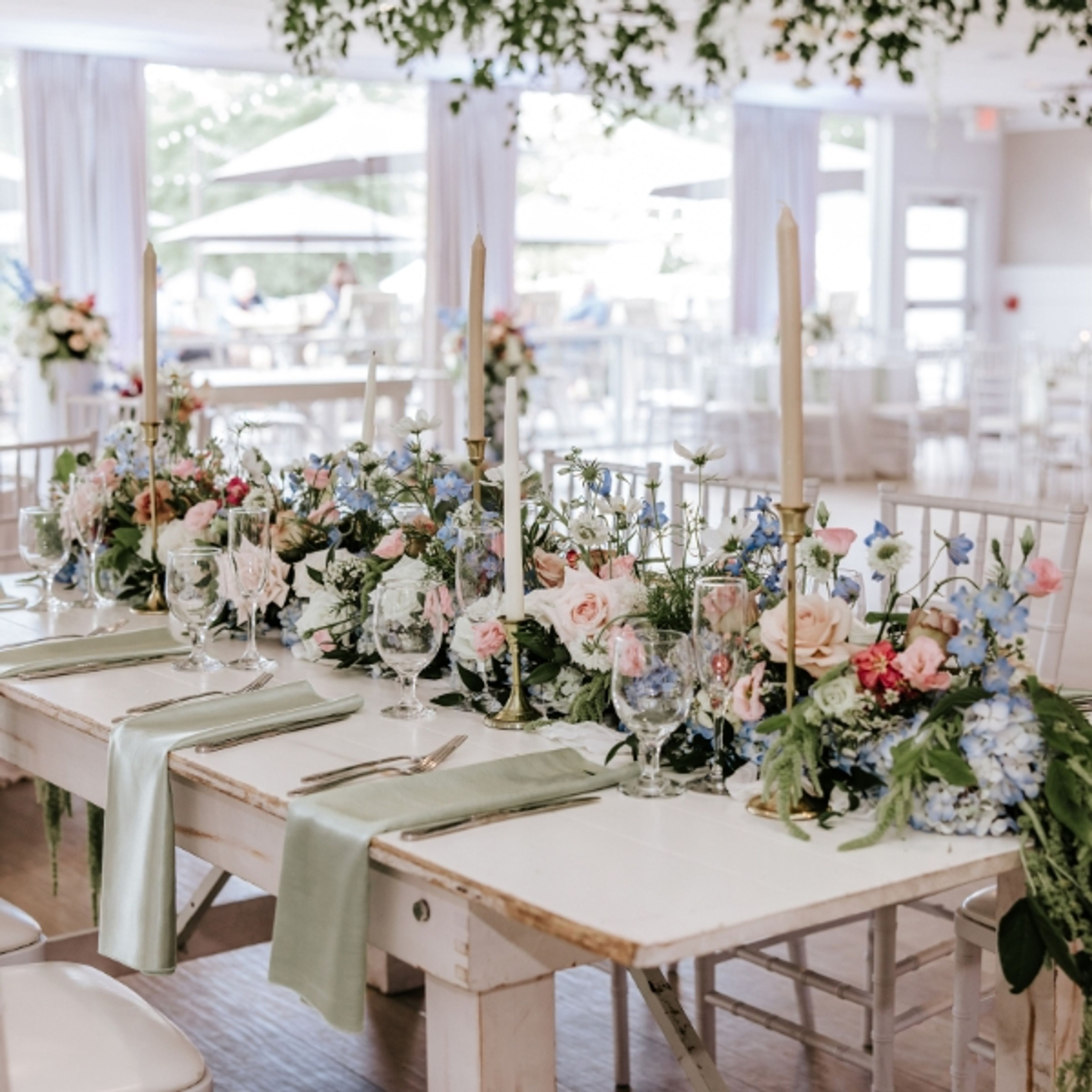 Grand Ballroom, an event space at Ron Jaworski's Ramblewood Country Club