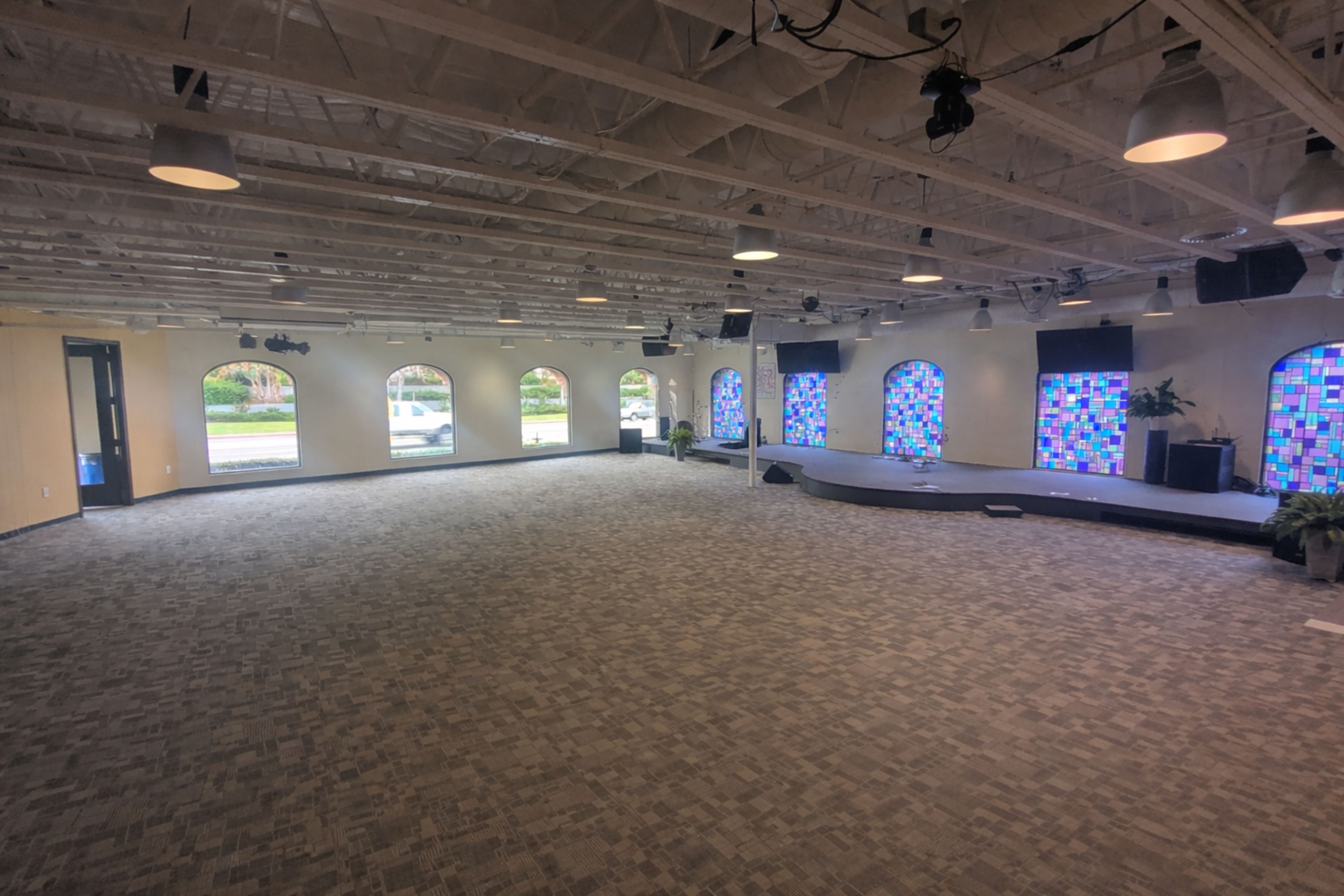 Main Hall with Stage, an event space at Universal Spirit Center