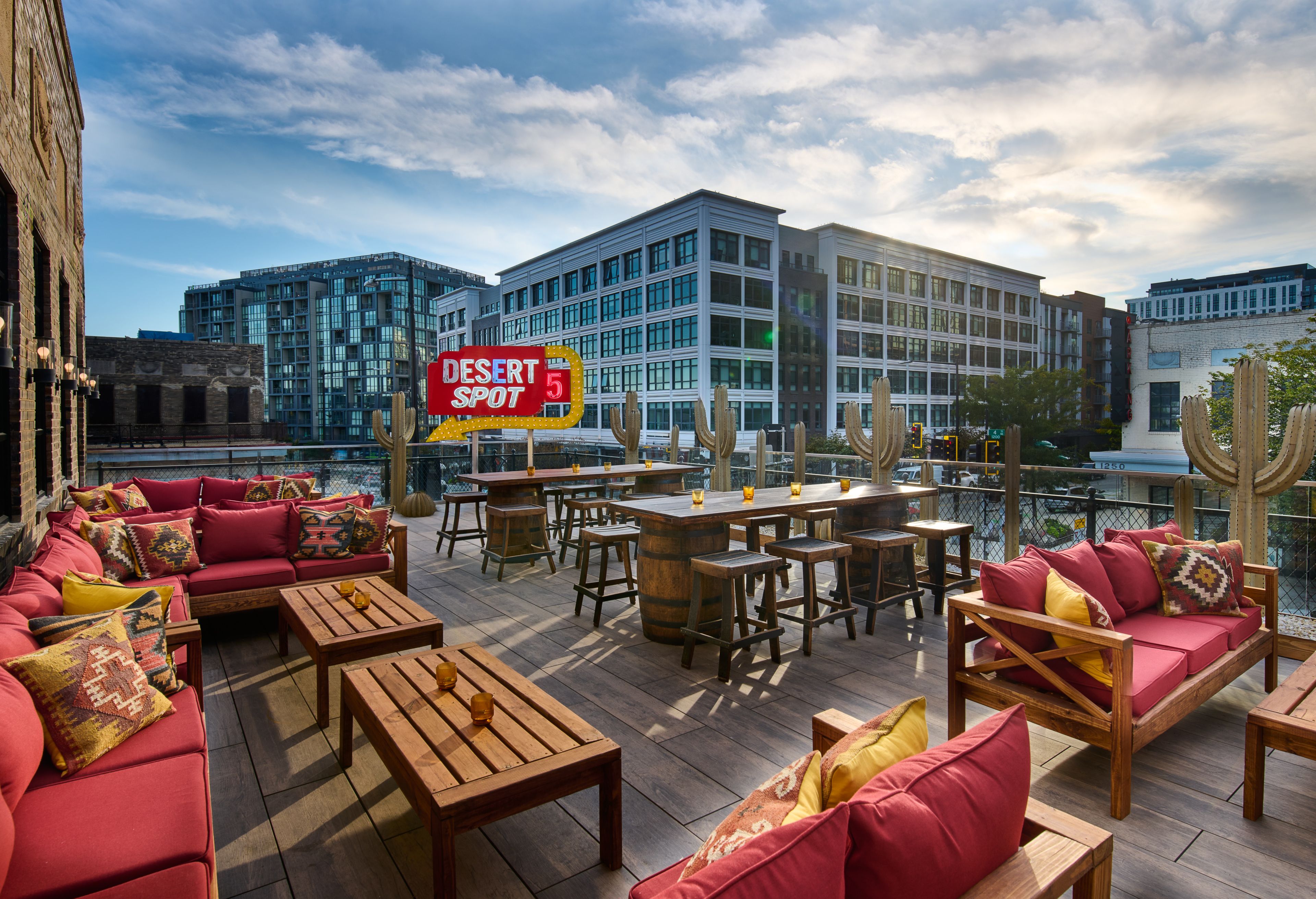 Outdoor Rooftop Cactus Garden, an event space at Desert 5 Spot DC