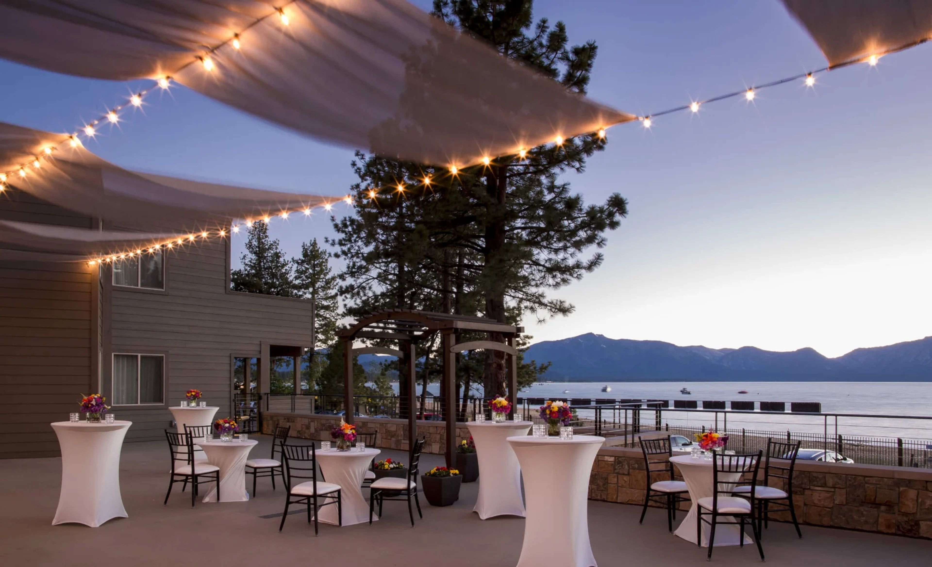 Sunset Terrace, an event space at The Landing Resort & Spa