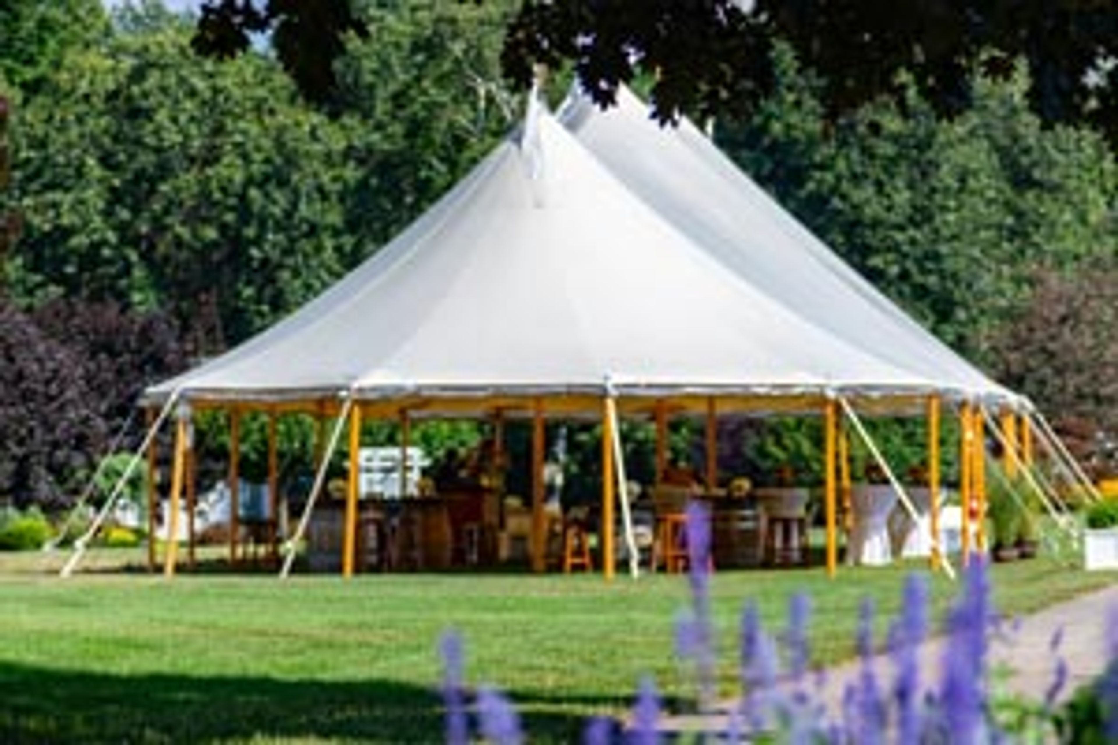 Sperry Tents, an event space at Farmington Polo Club