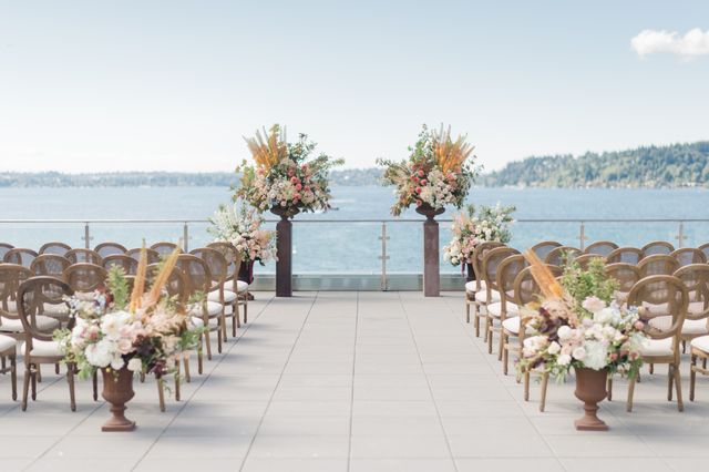 Featured photo from Romantic Outdoor Ceremony with Rustic Elegance on Lake Washington