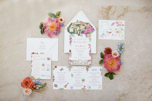 Featured photo from Mallorca Spain Colorful Wedding