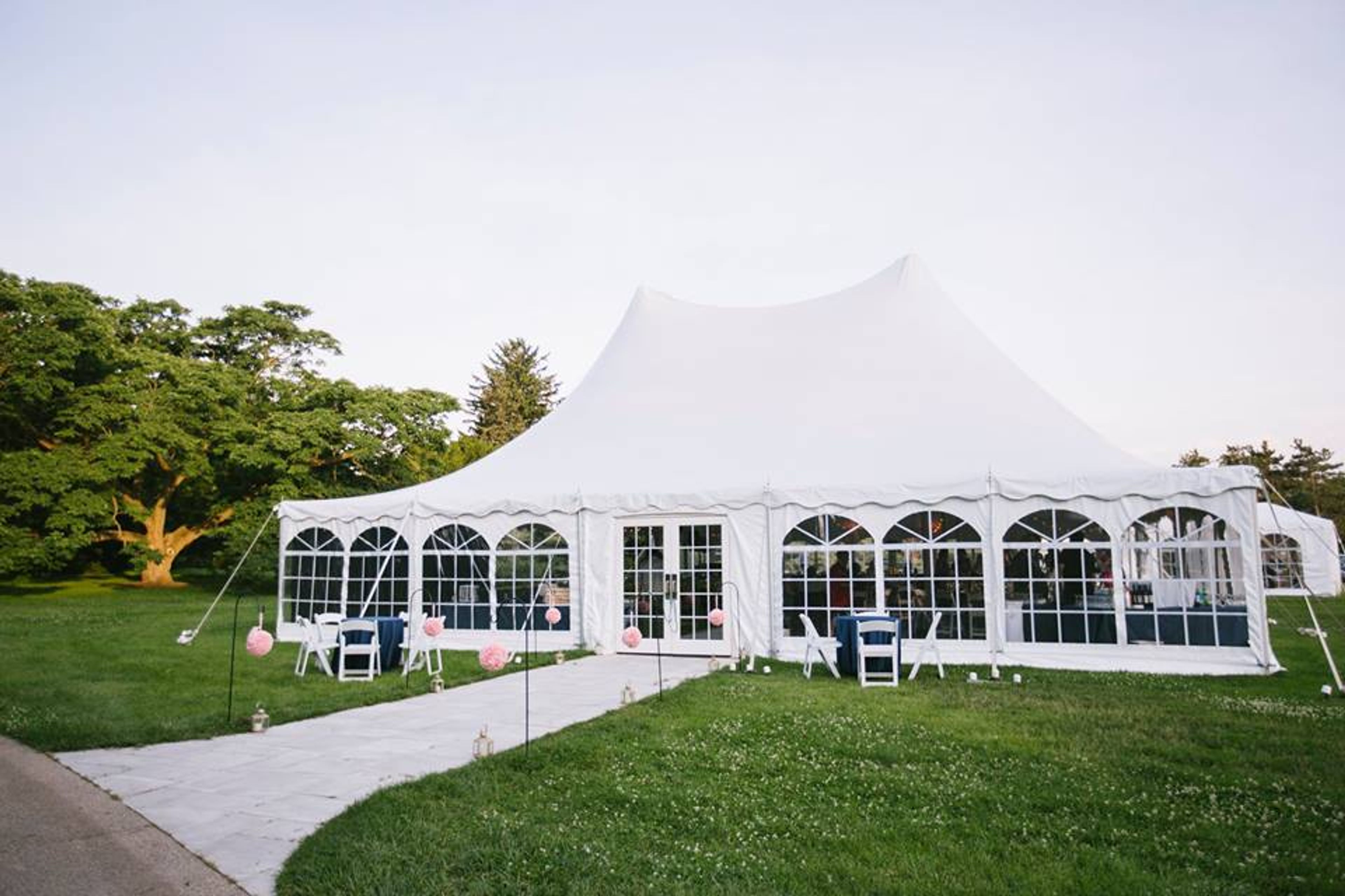 White Pine Pavilion, an event space at The Morton Arboretum