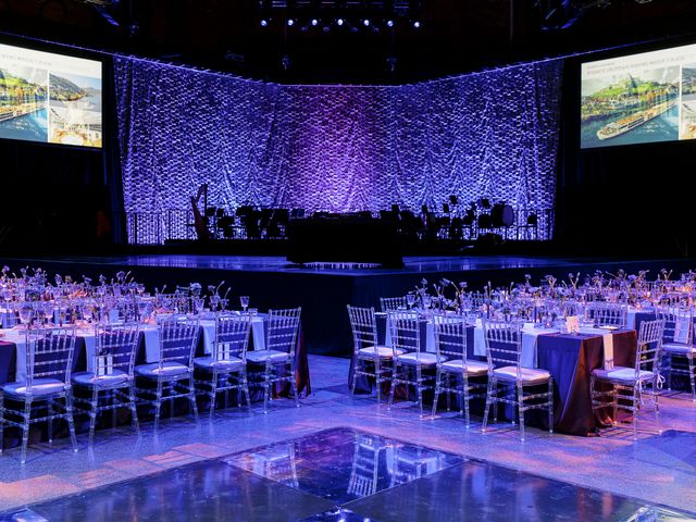 Featured photo from Inside This Striking Boston Ballet Ball with Contemporary Decor and a Glow-Cast Ballroom at SoWa Power Station