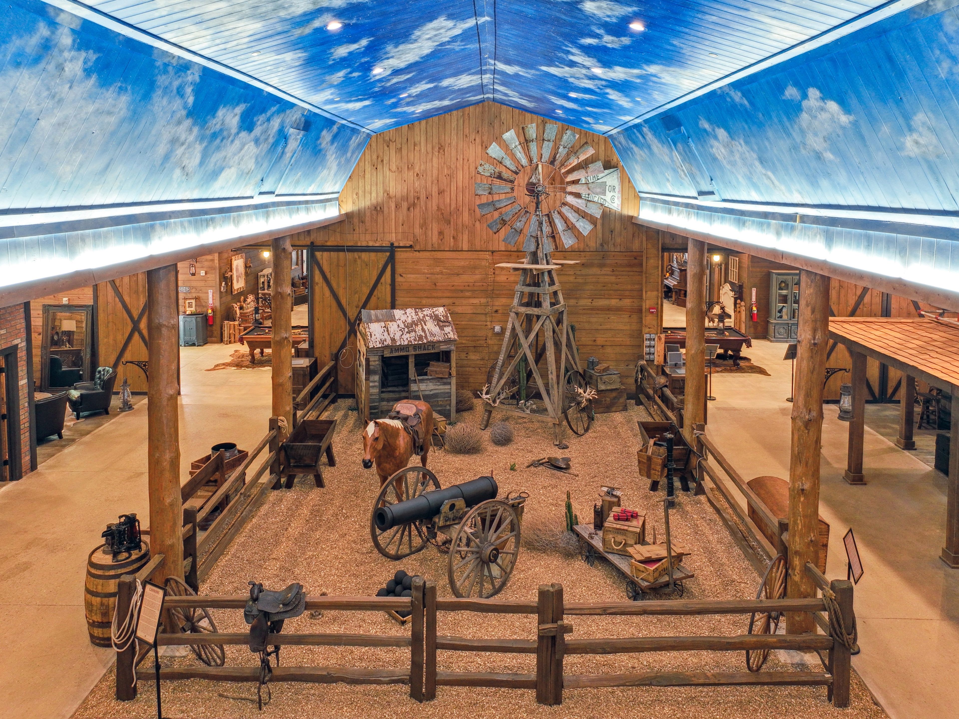 The Old West Town, an event space at Friesian Empire Event Center