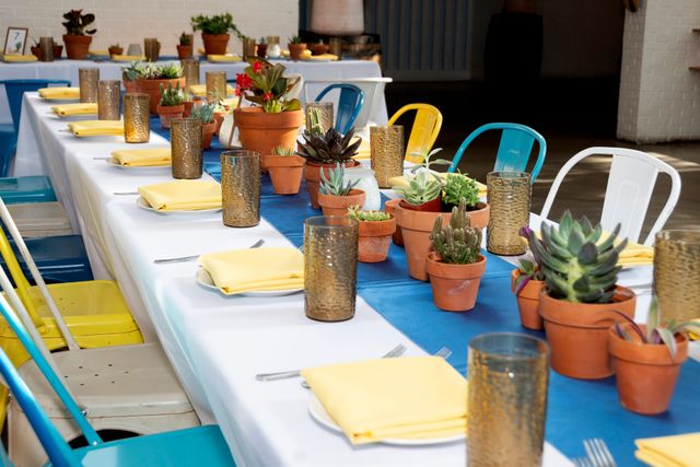Featured photo from Blue and Yellow Mexican Themed Engagement Party