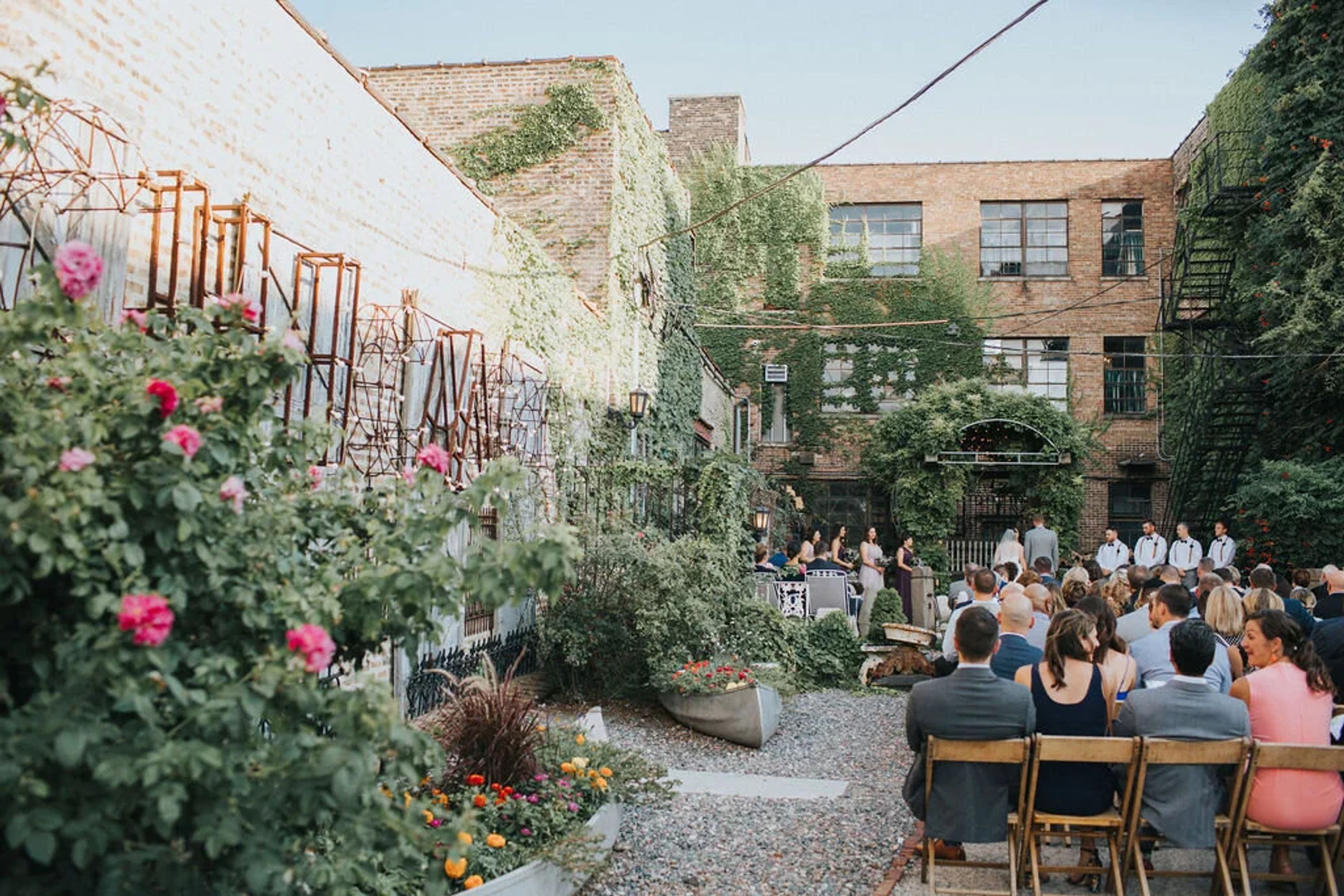 The Courtyard & Outdoor Ceremony Space, an event space at Salvage One