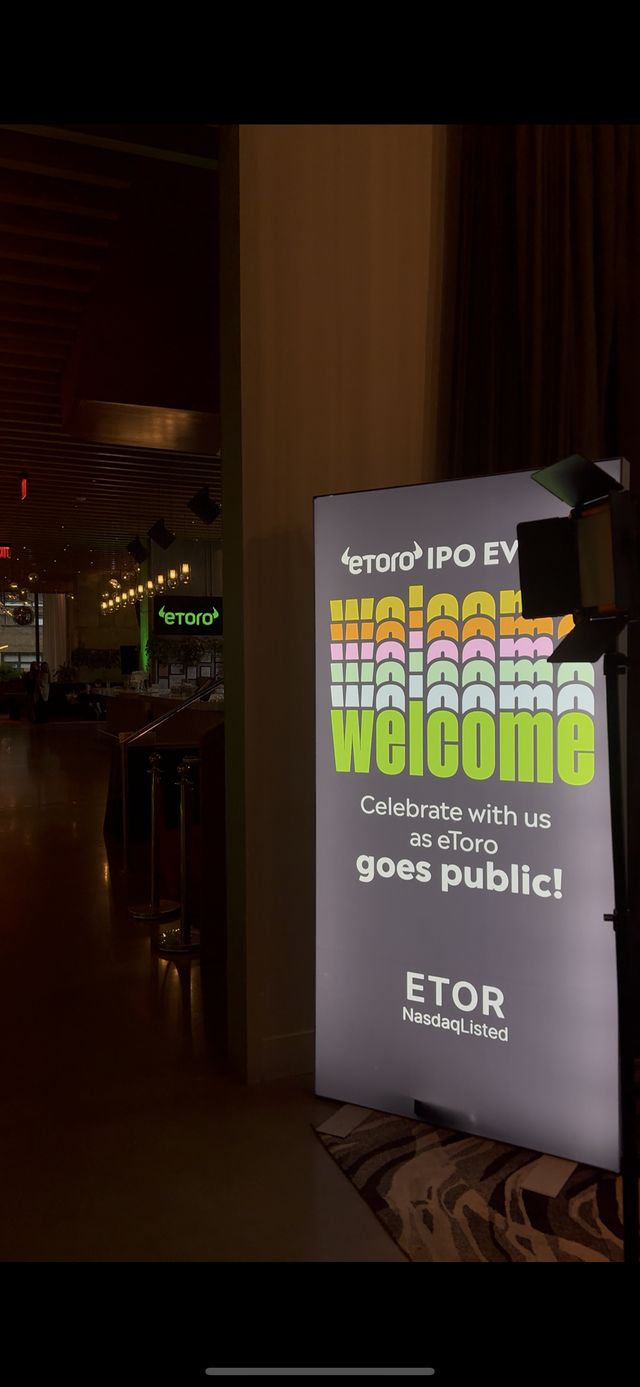 Featured photo from eToro USA Launch