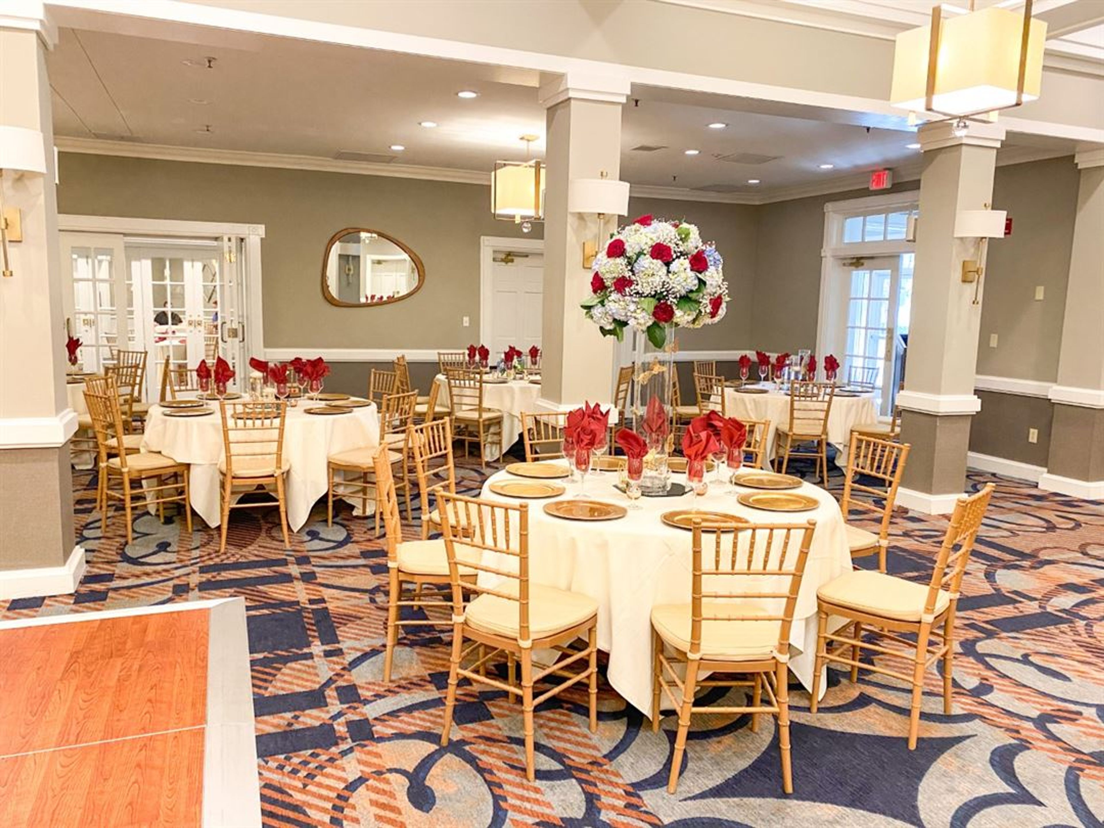 Magnolia Ballroom, an event space at Woodside Country Club