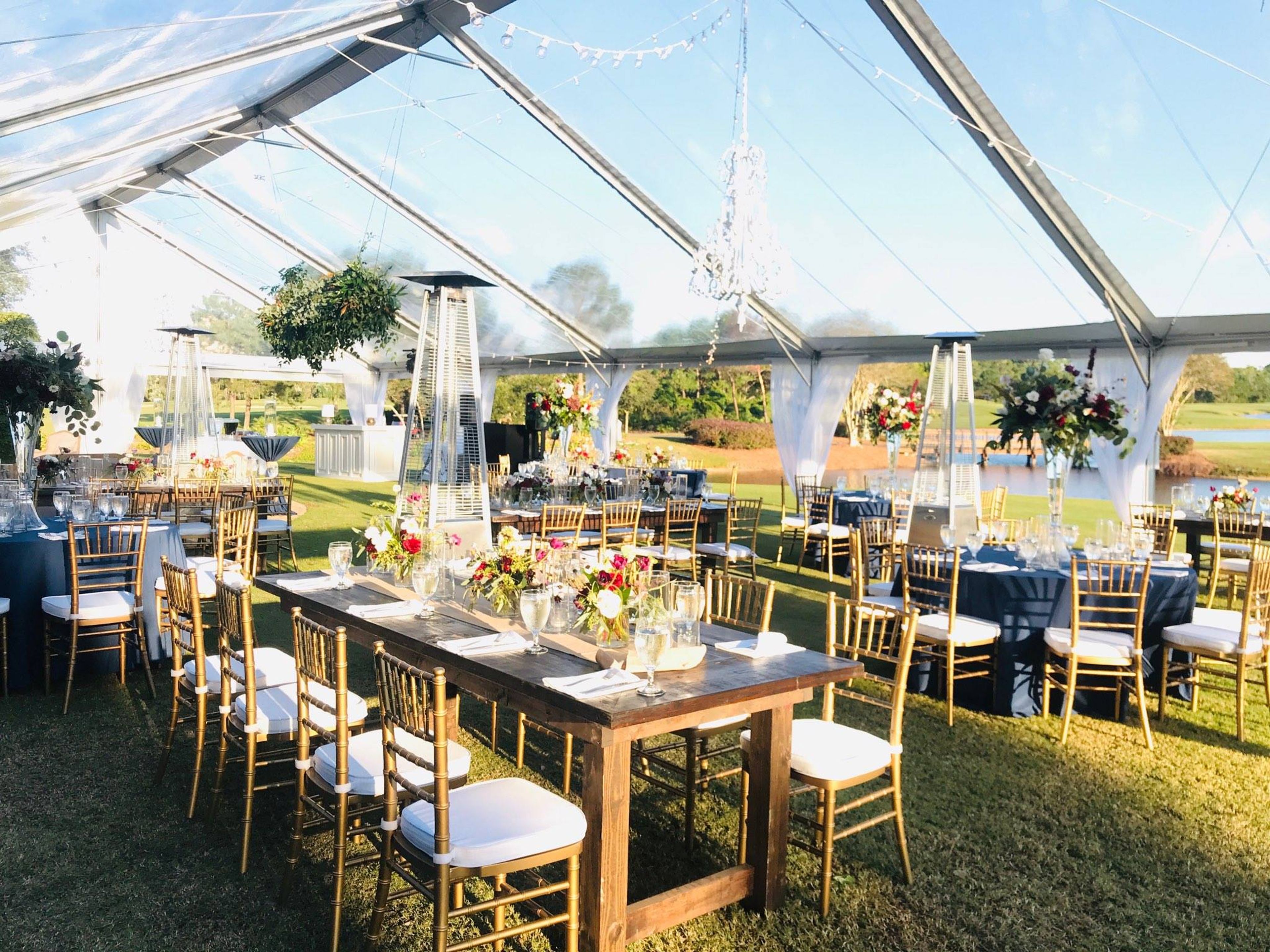 The Dining Room, an event space at Kelly Plantation Golf Club