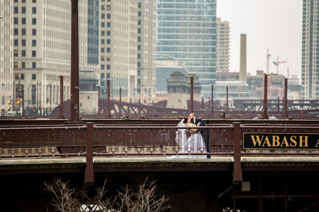 Featured photo from Winter Wedding at the Wyndham Grand Chicago Riverfront