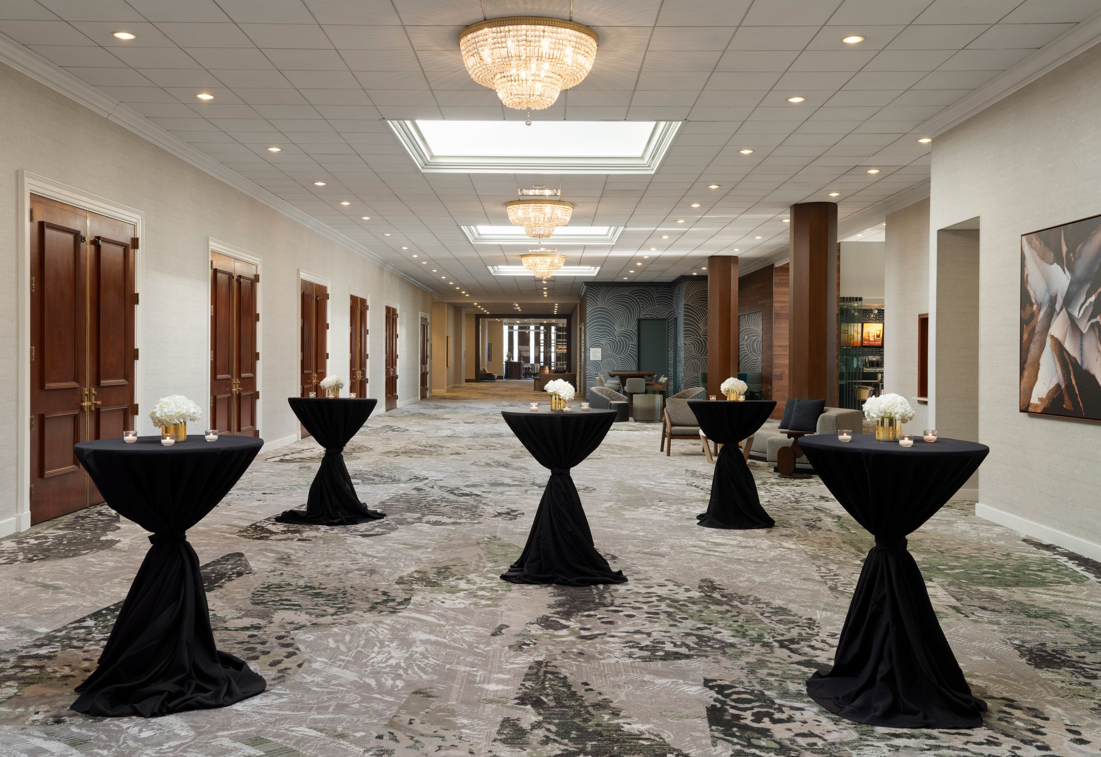 Cocktail Area, an event space at Teaneck Marriott at Glenpointe