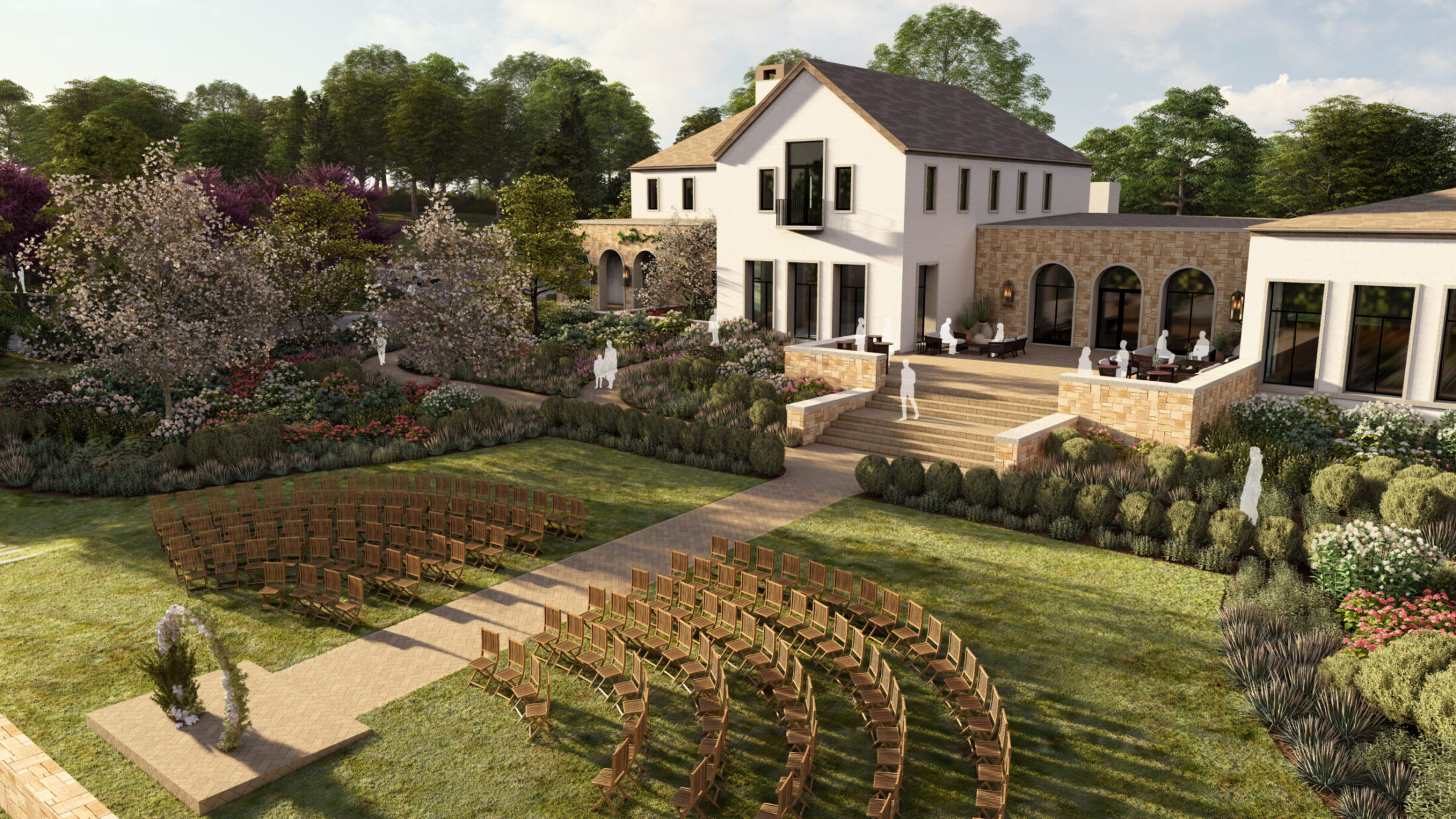 Outdoor Garden Ceremony Space, an event space at Rosemont
