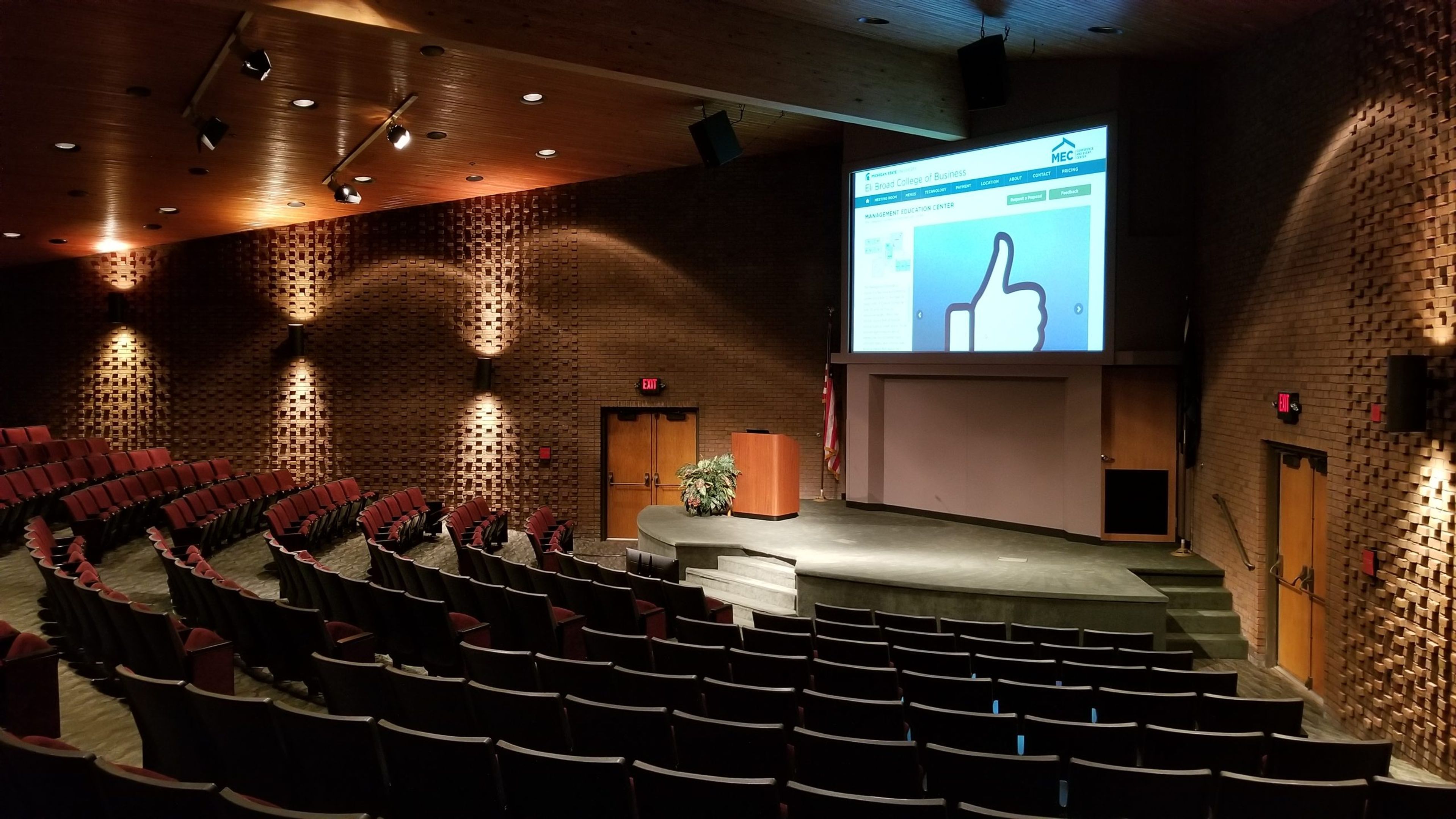Auditorium, an event space at Management Education Center