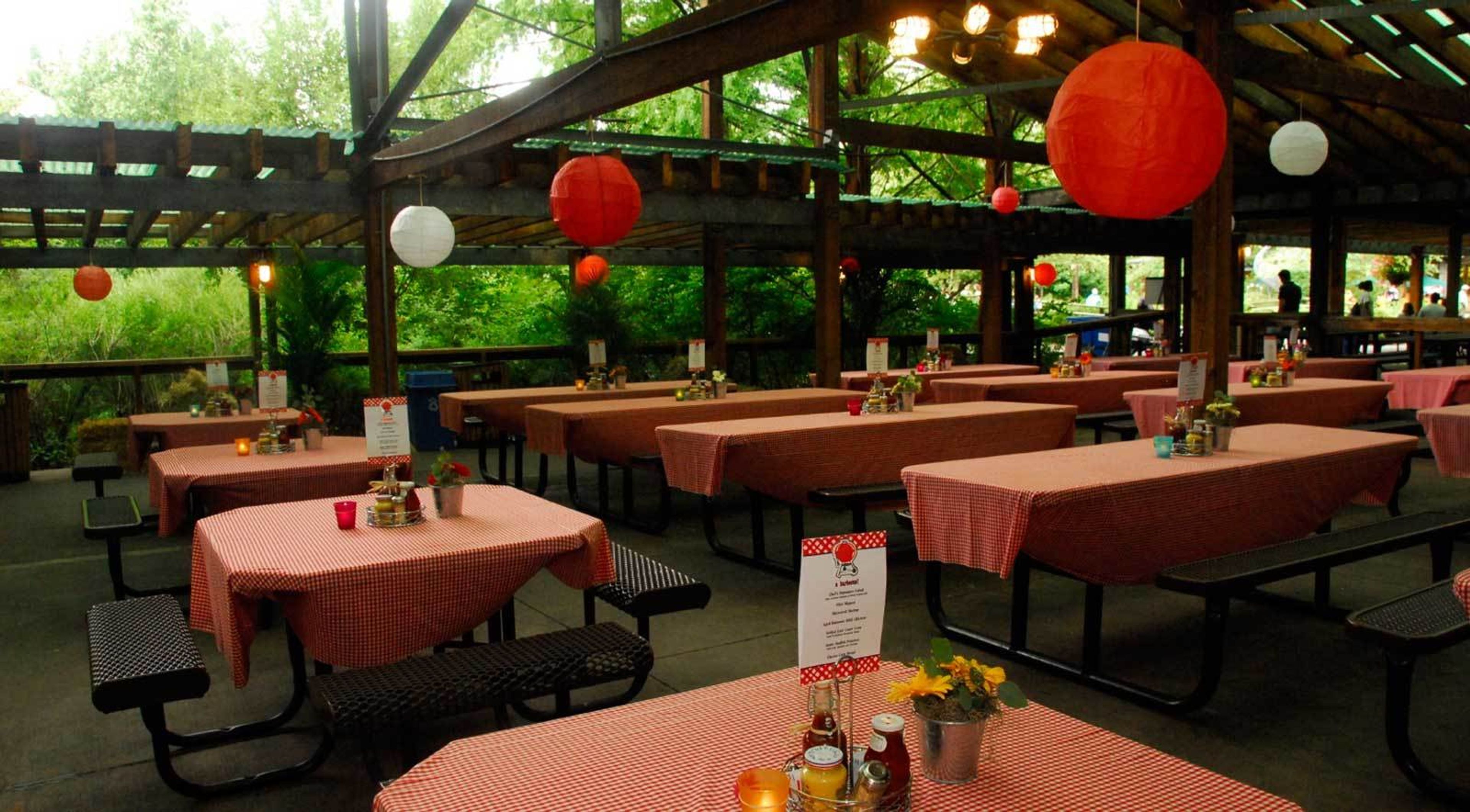 Dancing Crane Pavilion, an event space at Bronx Zoo