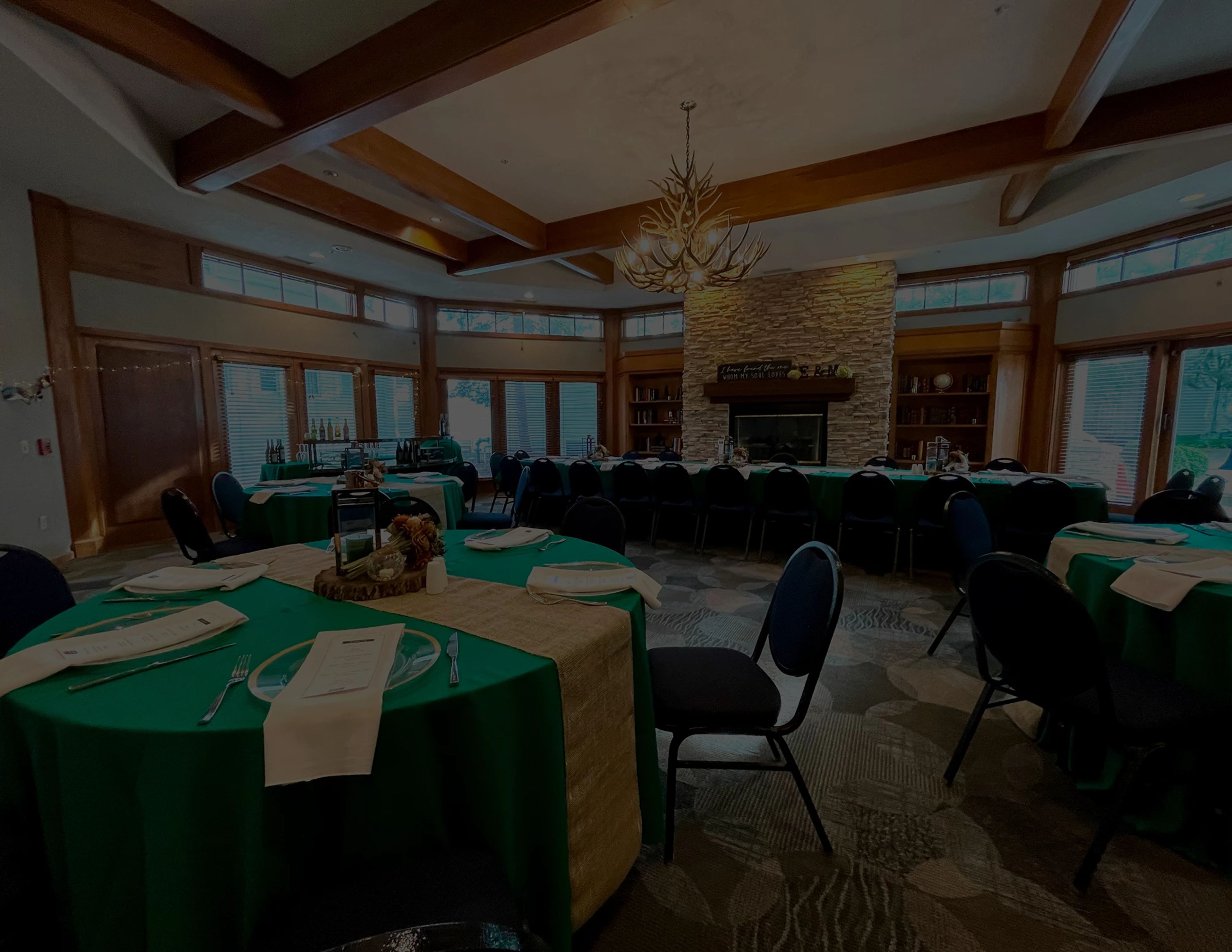 The Library, an event space at Cherry Valley Lodge