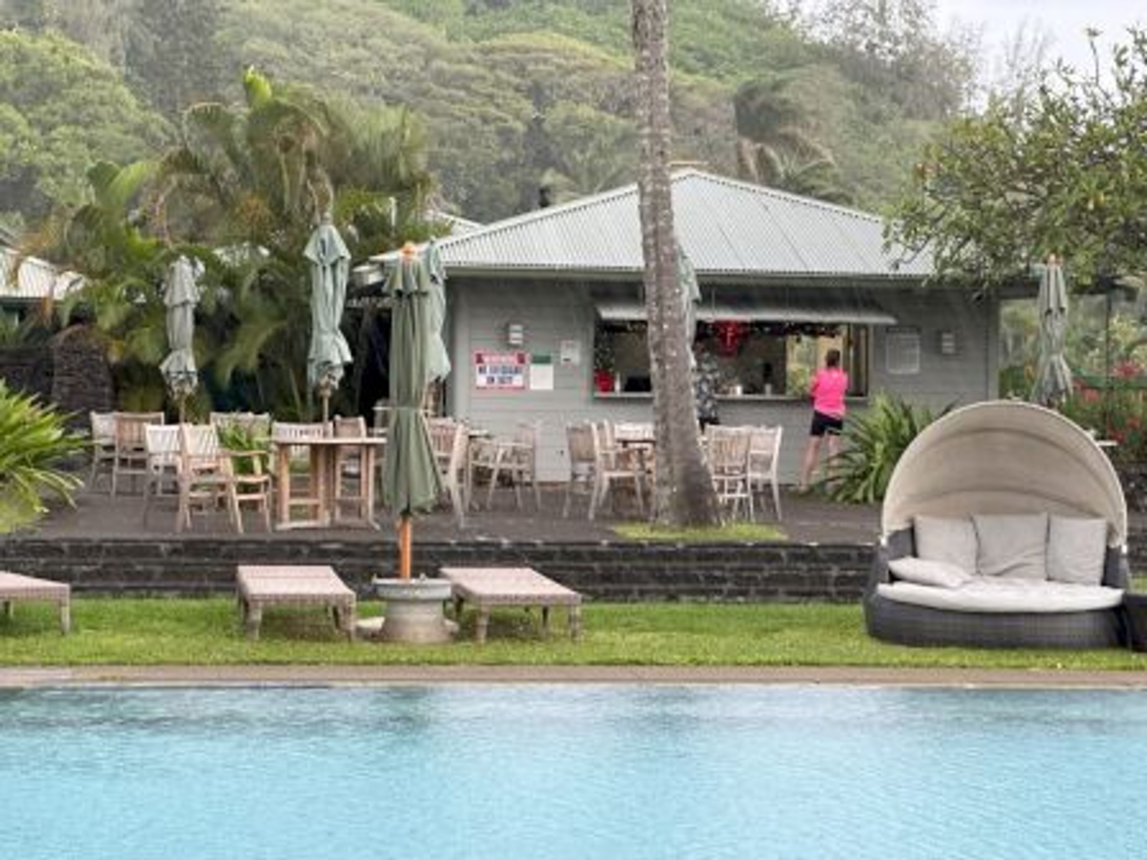 The Bar, an event space at Travaasa Hana, Maui