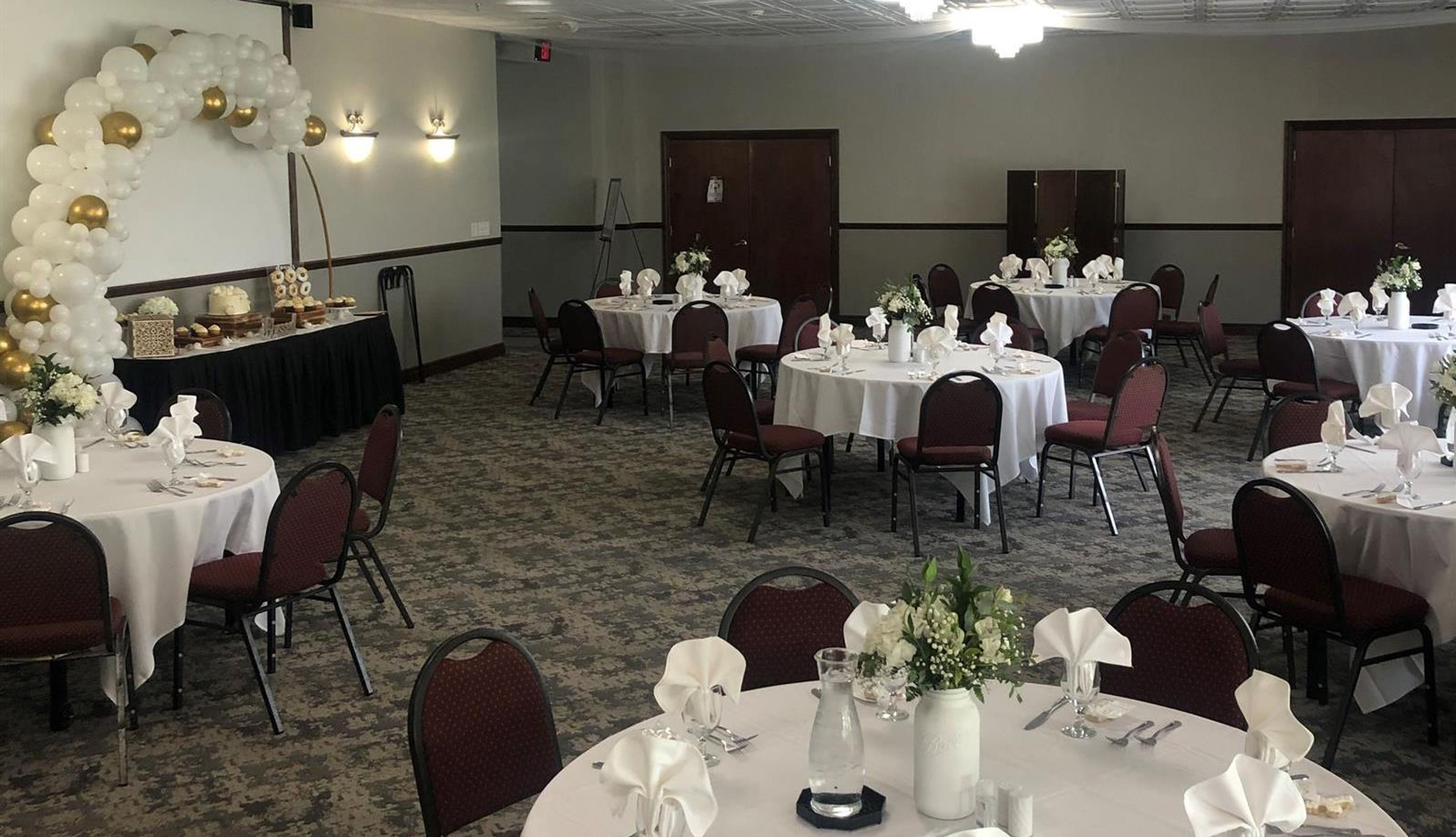 The Carnegie Room, an event space at Red Tail Golf Club