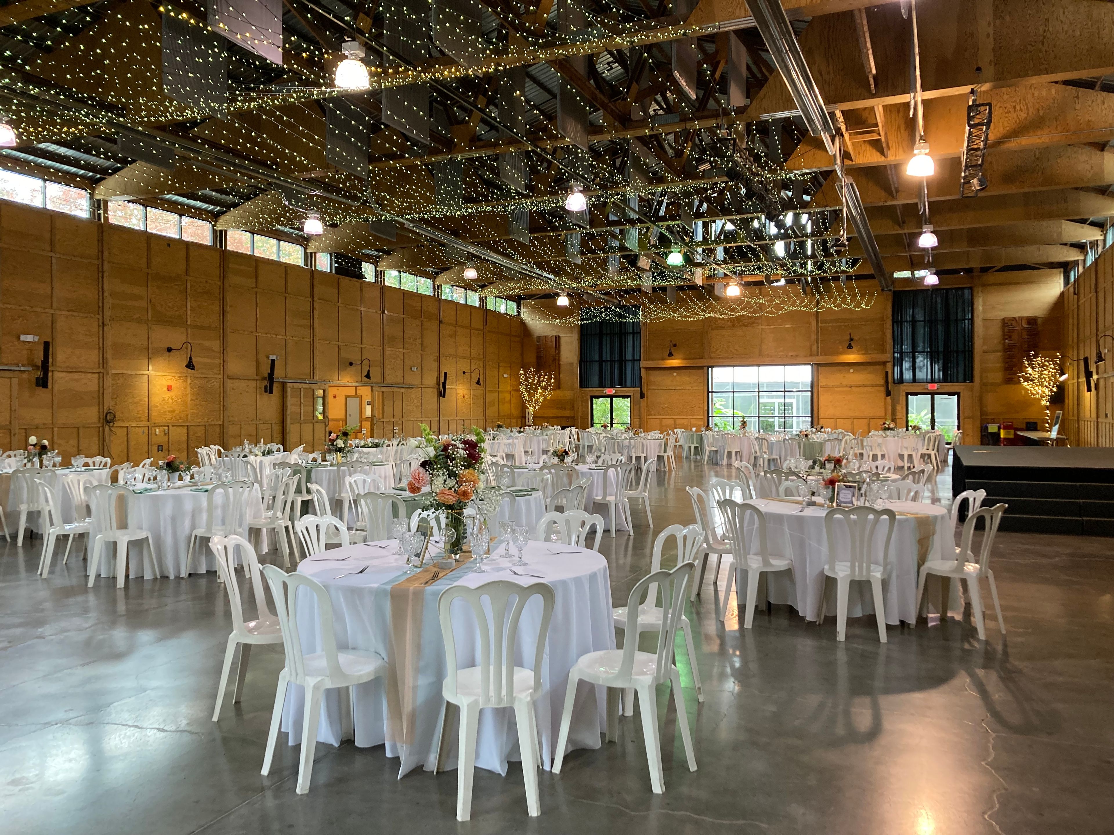 Grand Hall, an event space at Oregon Garden