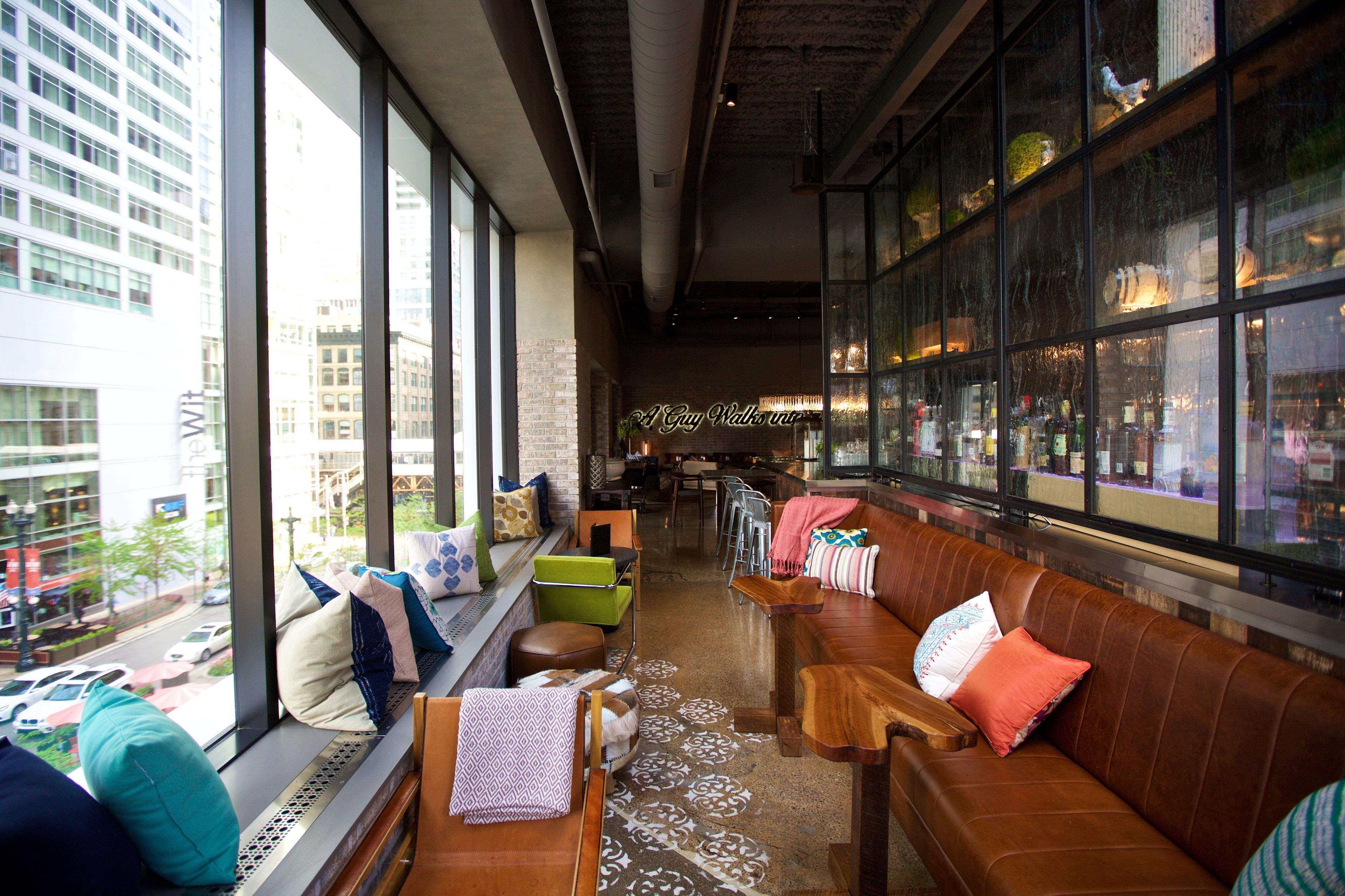 Indoor bar, an event space at Raised | An Urban Rooftop Bar