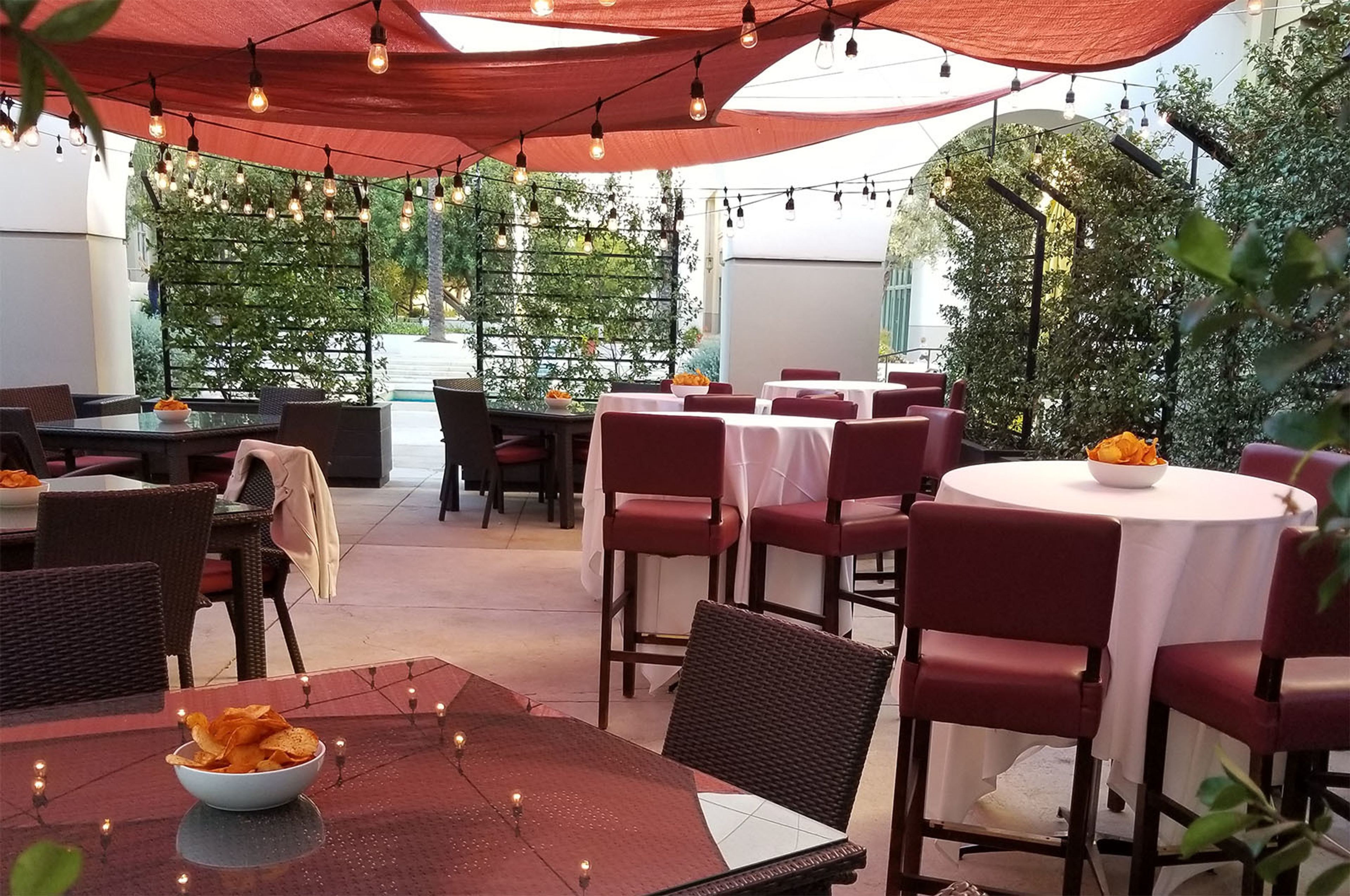 Courtyard Patio, an event space at Alexander’s Steakhouse