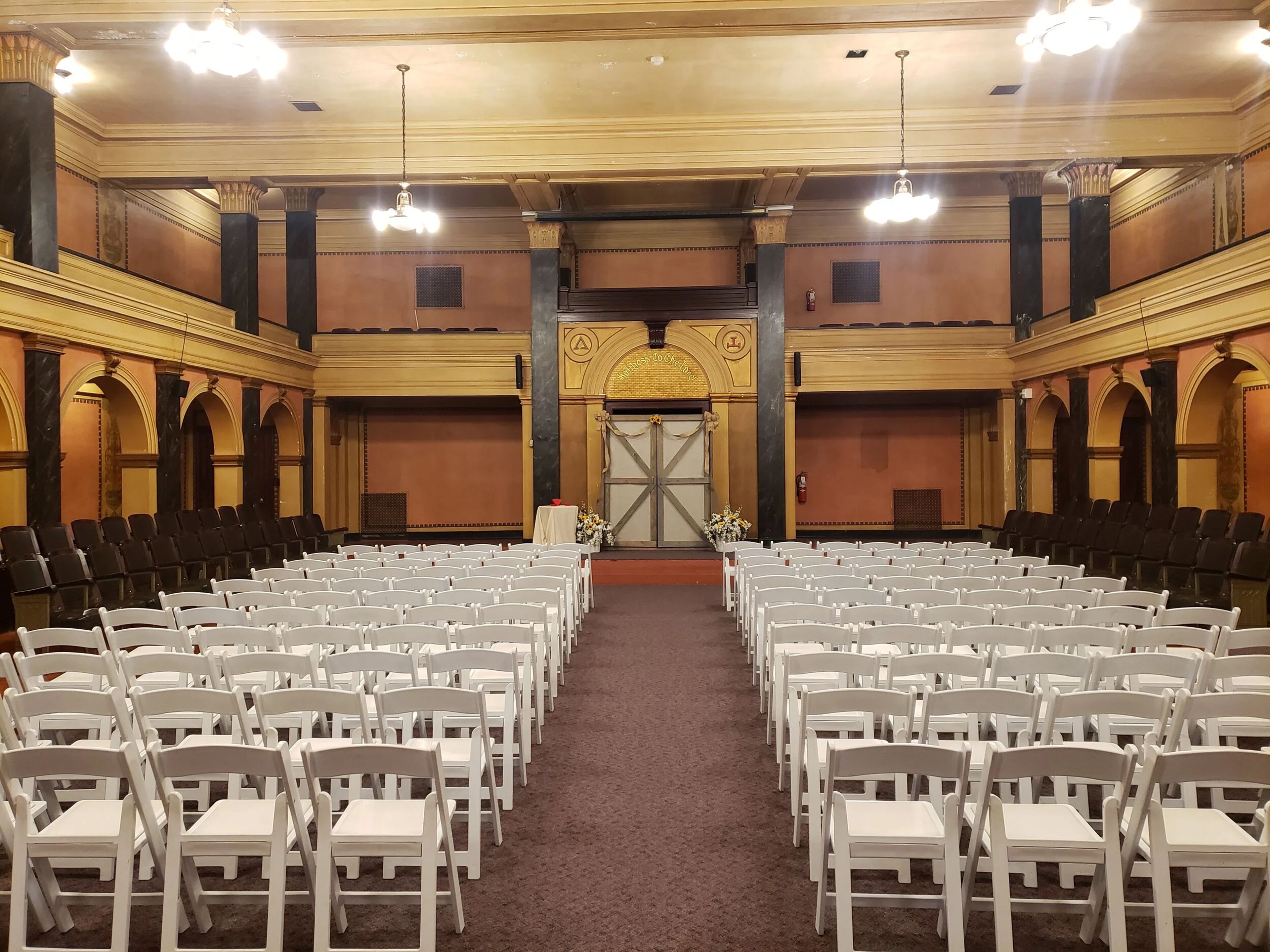 Heritage Room, an event space at Cornerstone Center for the Arts