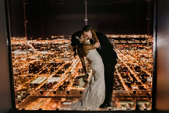 Featured photo from Kristin & Bobby's Willis Tower Wedding
