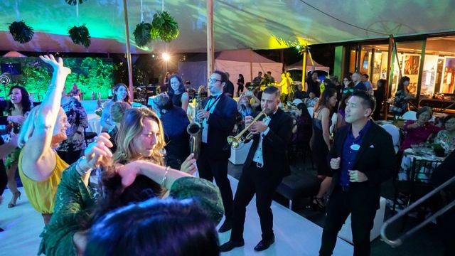 Featured photo from Tropical Hawaiian Greenery Awards Gala