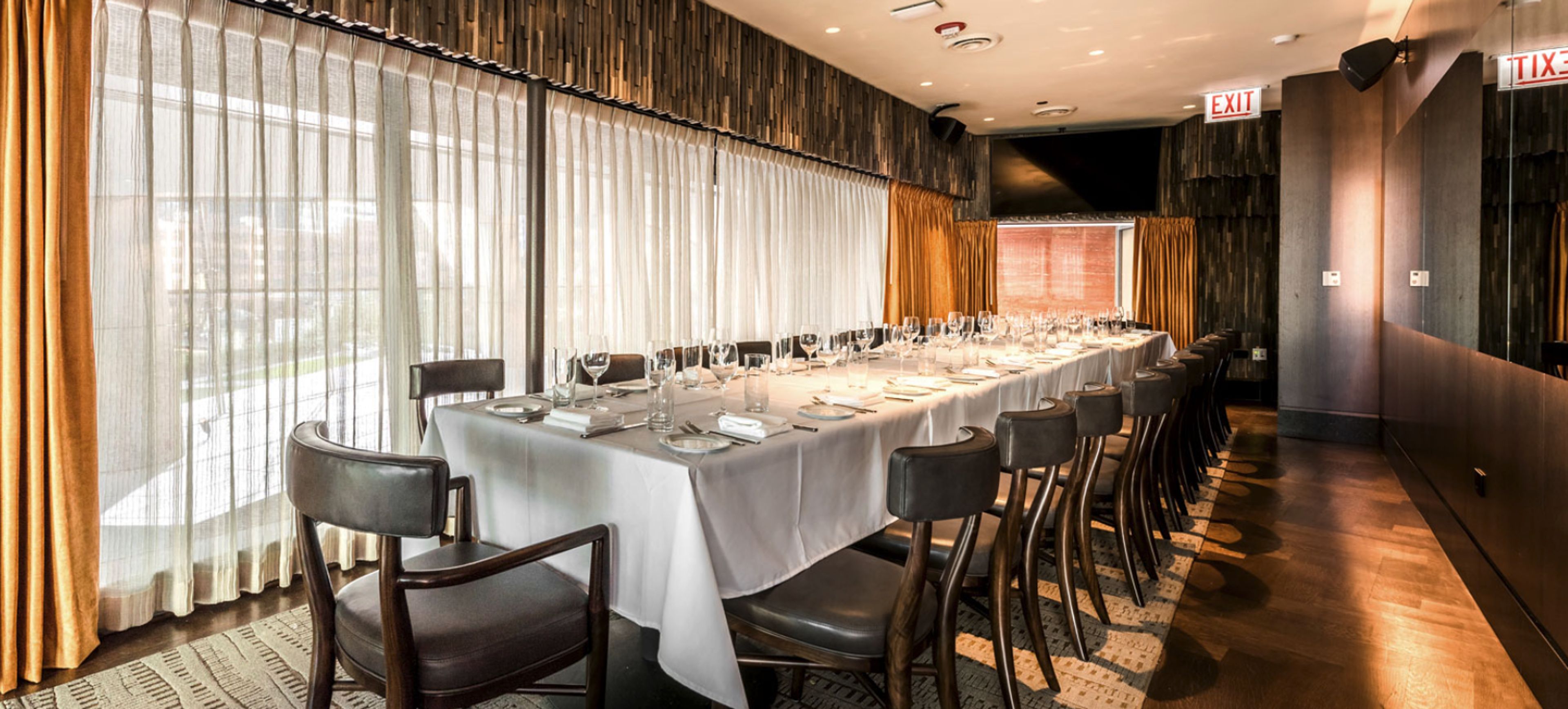 The Board Room, an event space at Gibsons Italia