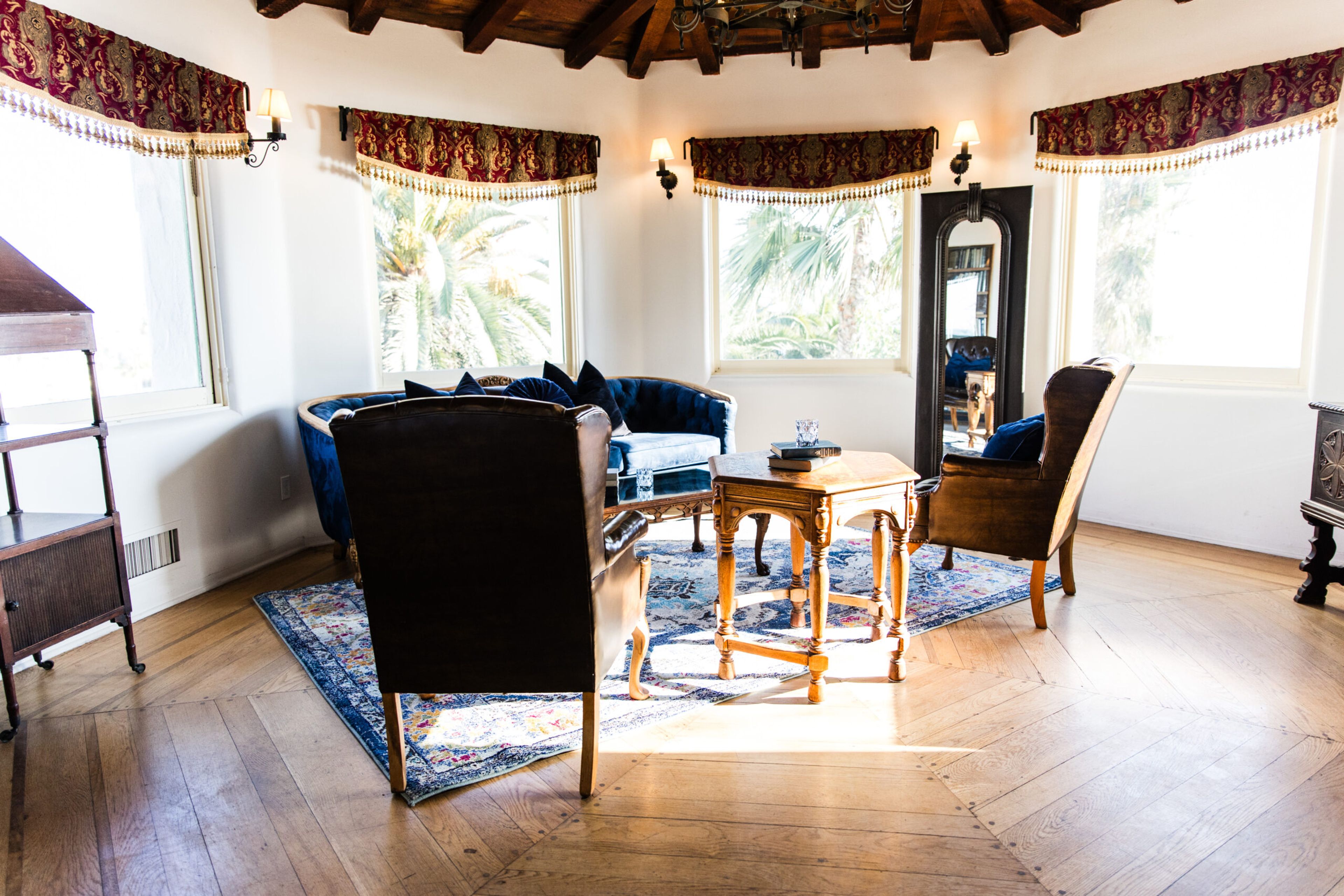 Main Salon, an event space at Casa Romantica Cultural Center & Gardens