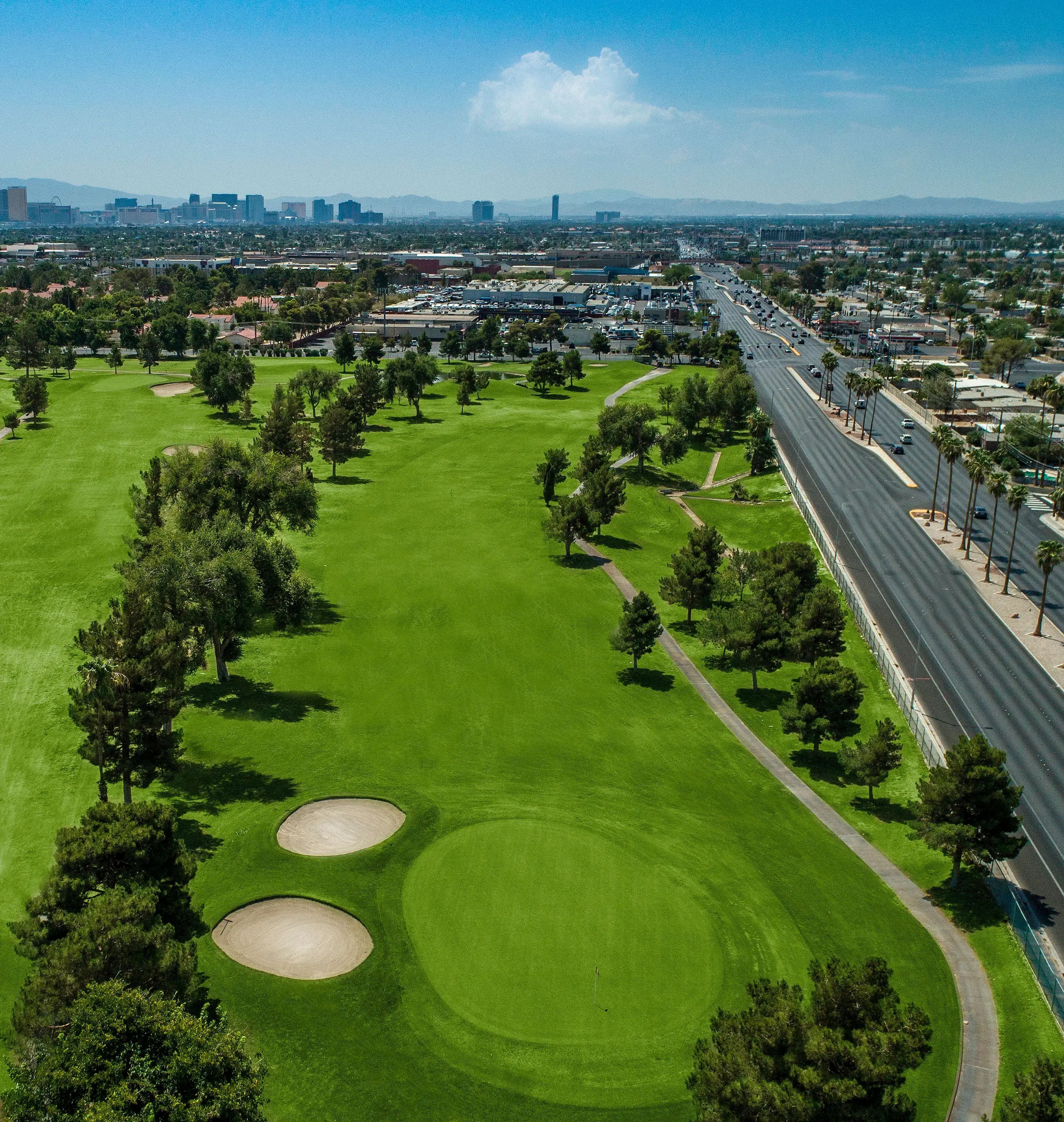 Covered Patio, an event space at Las Vegas Golf Club