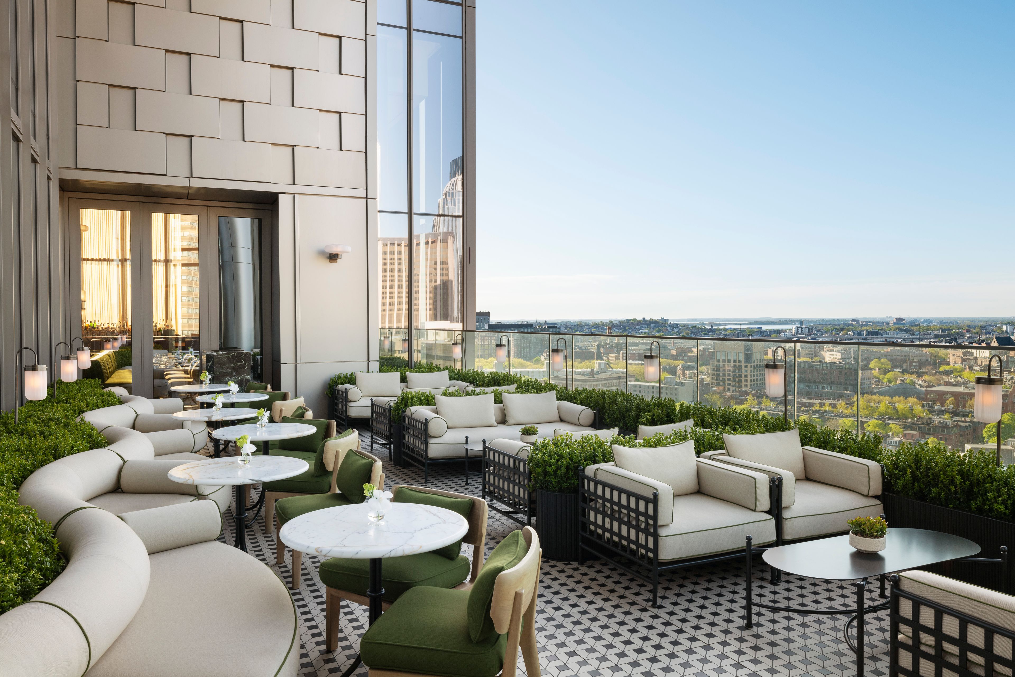Terrace at Long Bar & Terrace, an event space at Raffles Boston