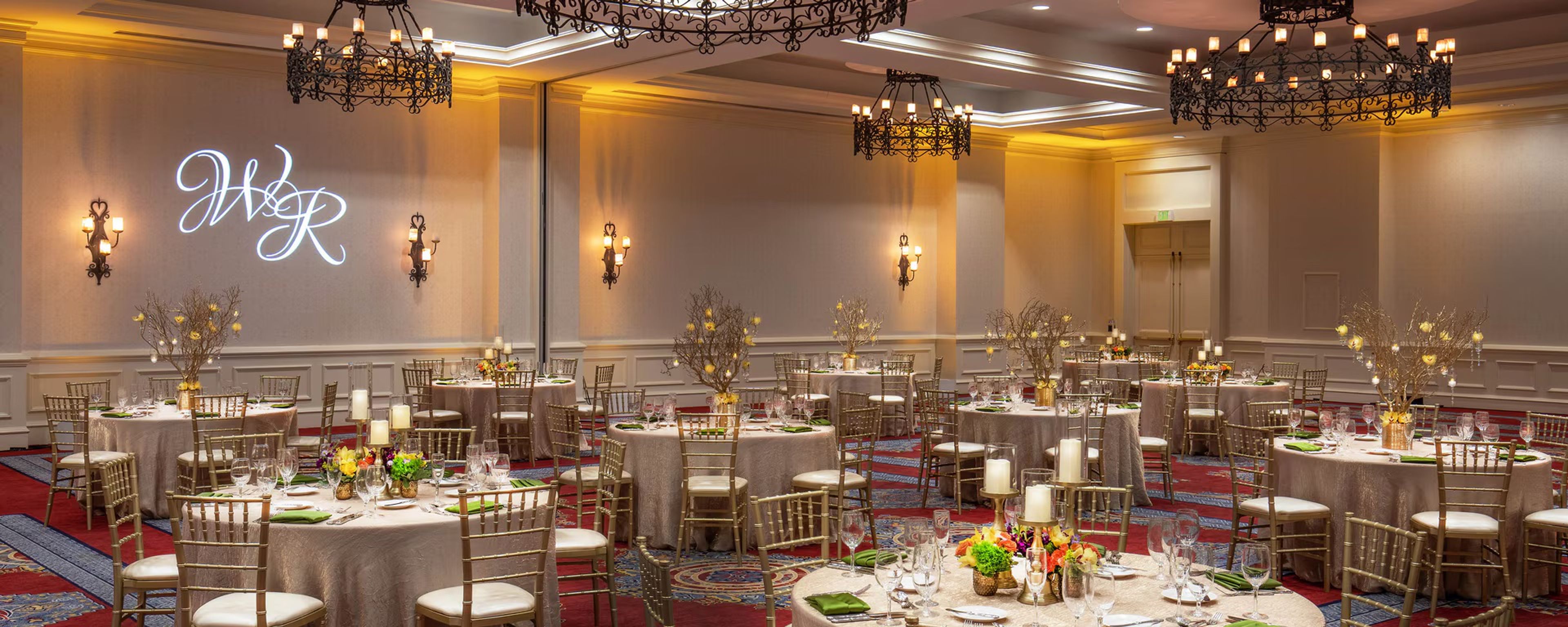 Navarro Ballroon, an event space at The Westin Riverwalk San Antonio