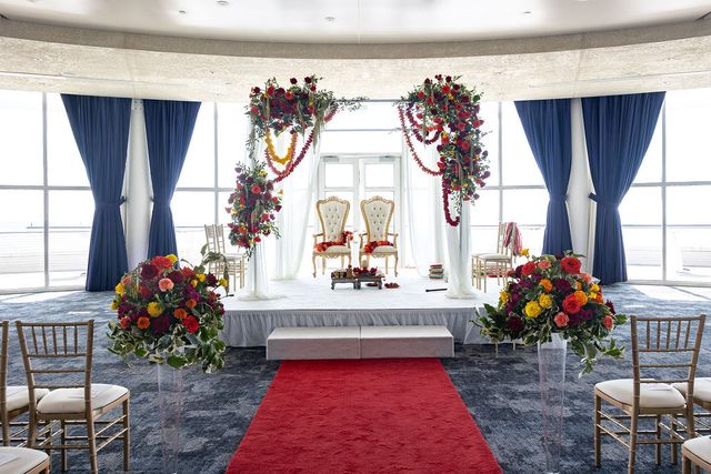 Featured photo from Step Into This Elegant South Asian Wedding with Layered Red and Gold Florals in Milwaukee, WI