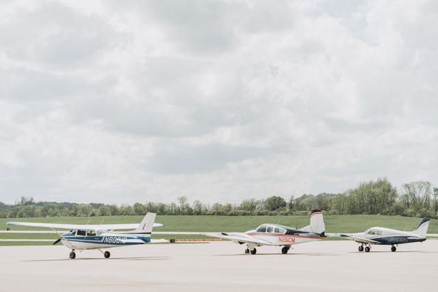 Featured photo from Aviation Inspired Wedding