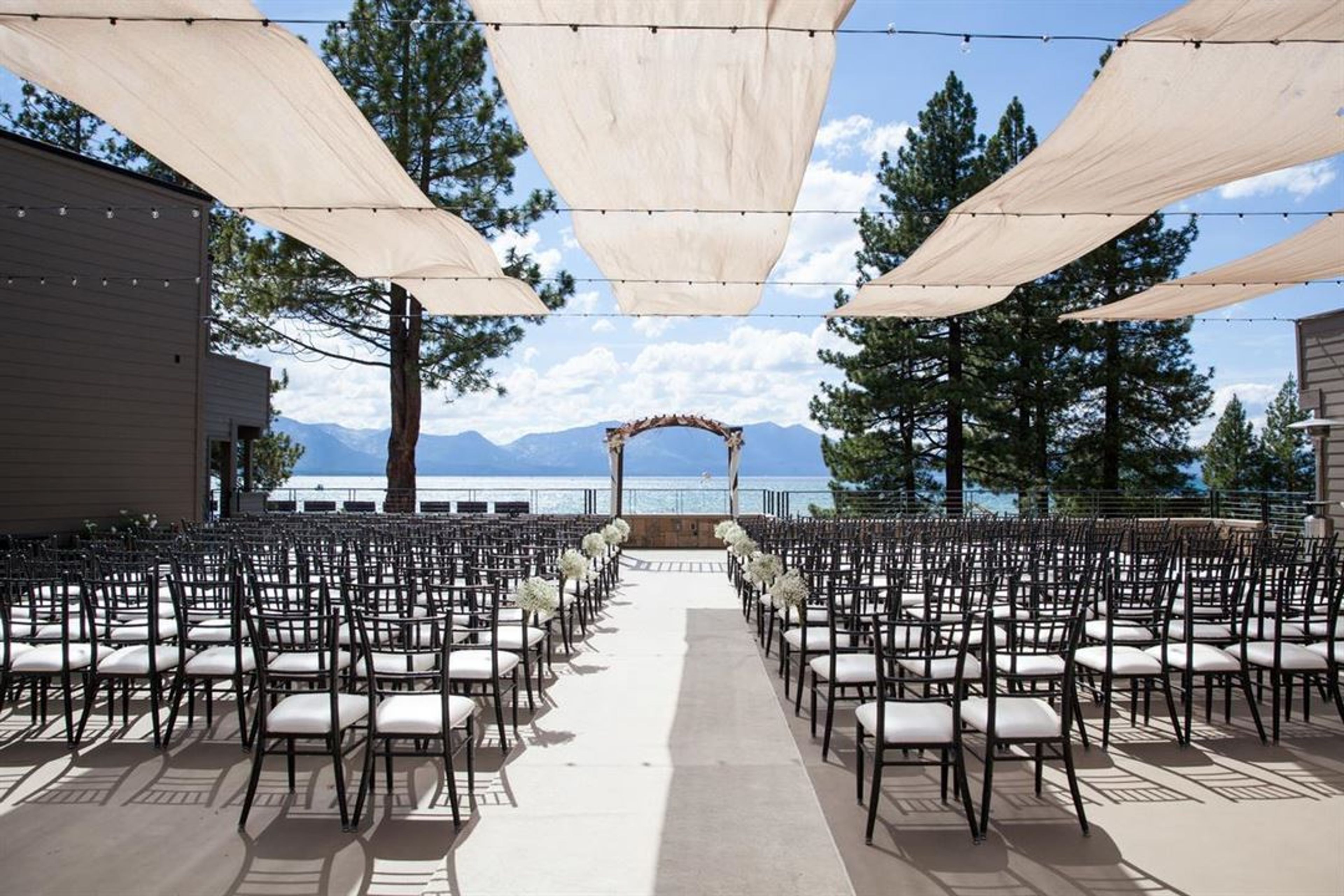 Lakeside Lawn, an event space at Beach Retreat & Lodge at Tahoe