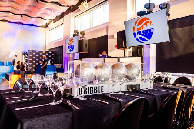 Featured photo from This Basketball-Themed Bar Mitzvah at Pier Sixty with Custom Courtside Details Was Meant To Be