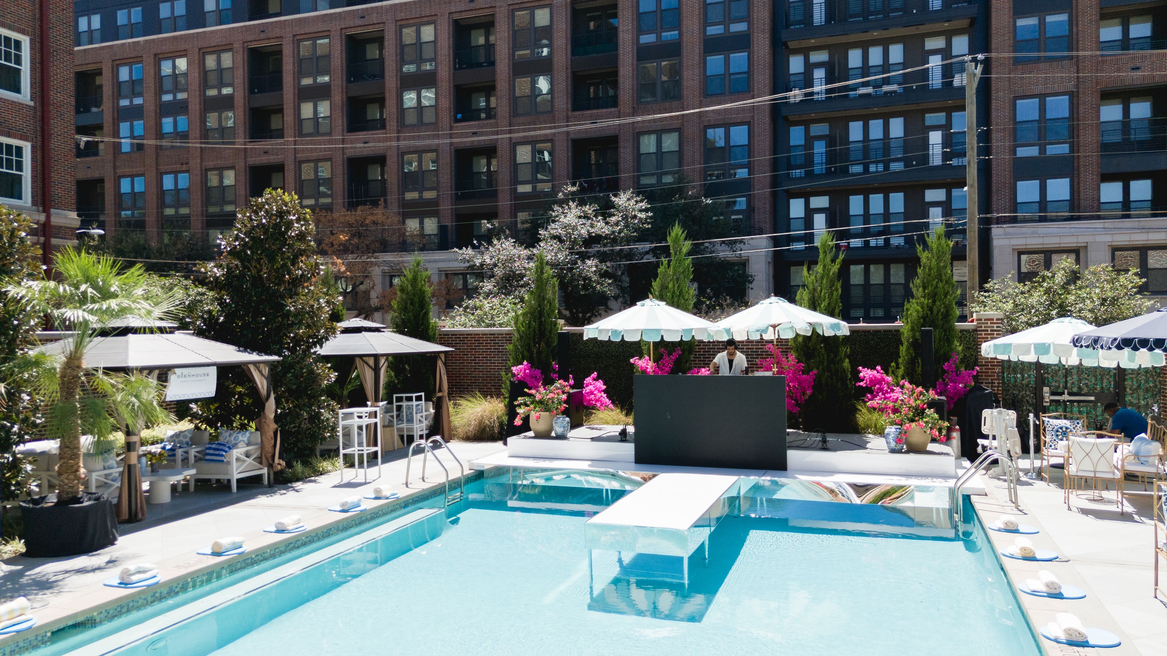 Pool Deck, an event space at Warwick Melrose, Dallas