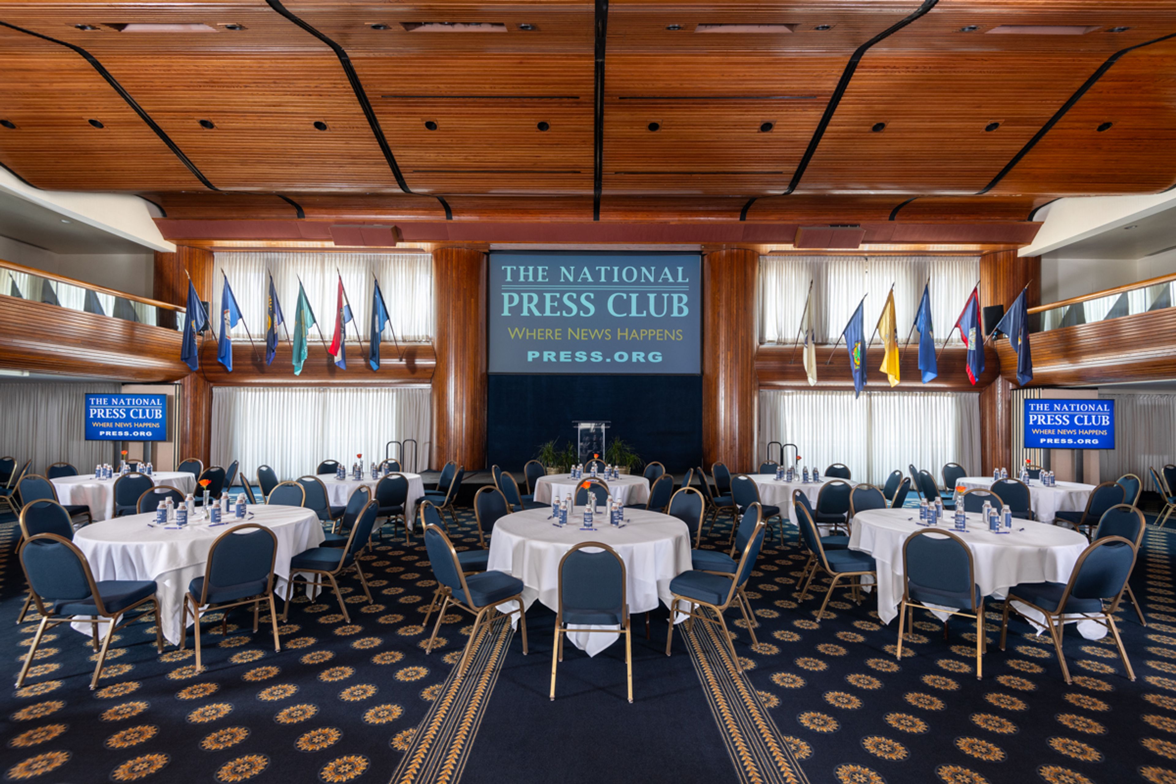Ballroom, an event space at National Press Club