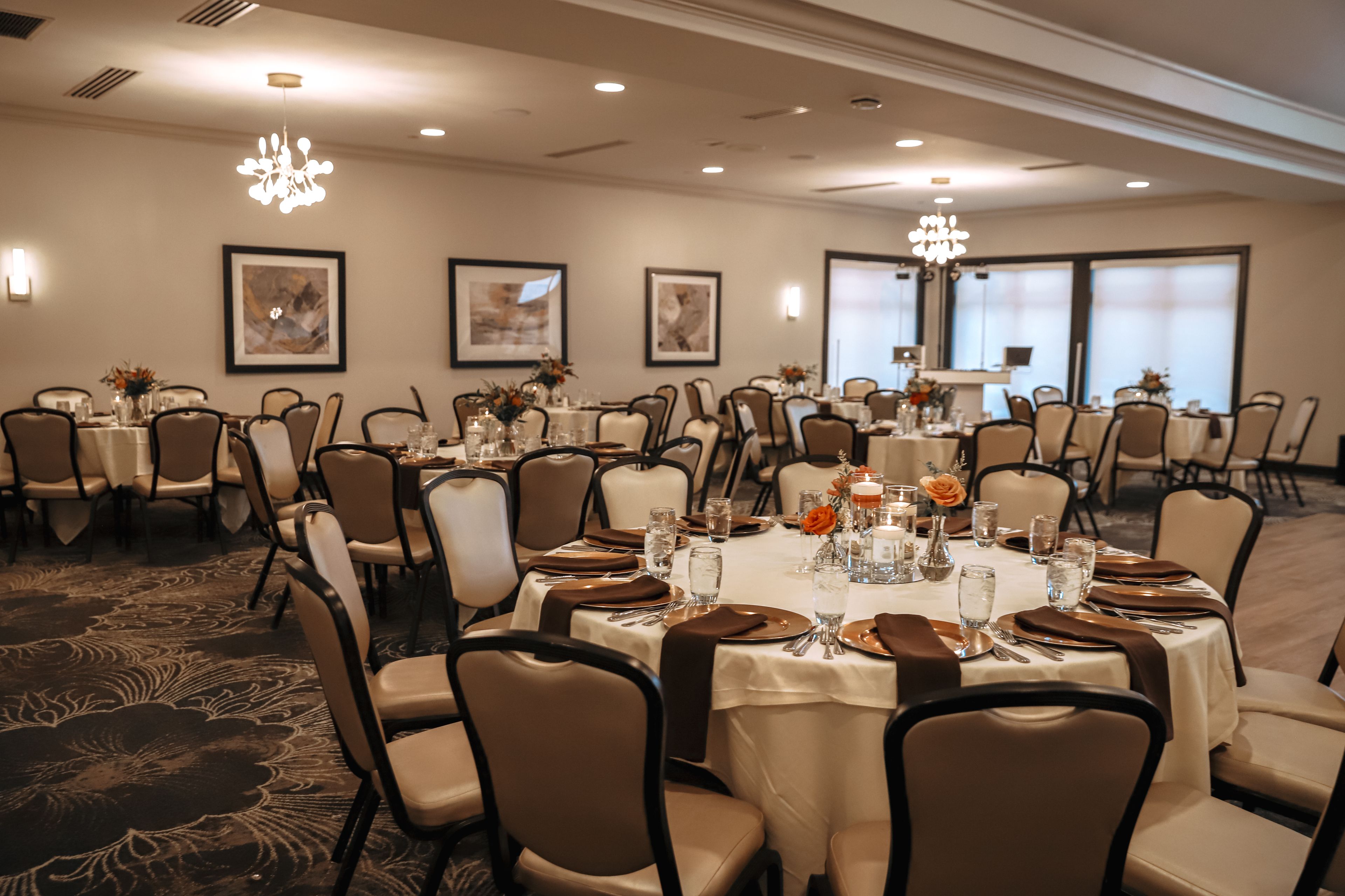 Main Dining/ Orchard Room, an event space at Treesdale Golf & Country Club